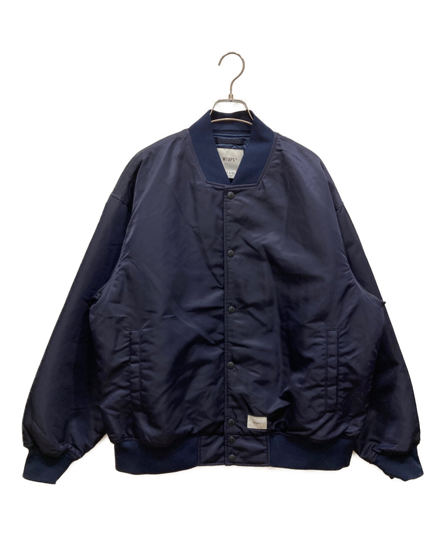 WTAPS TEAM ジャケット　ネイビー　XLサイズ　ダブルタップス 中古・古着通販】WTAPS (ダブルタップス) Team Jacket ネイビー サイズ