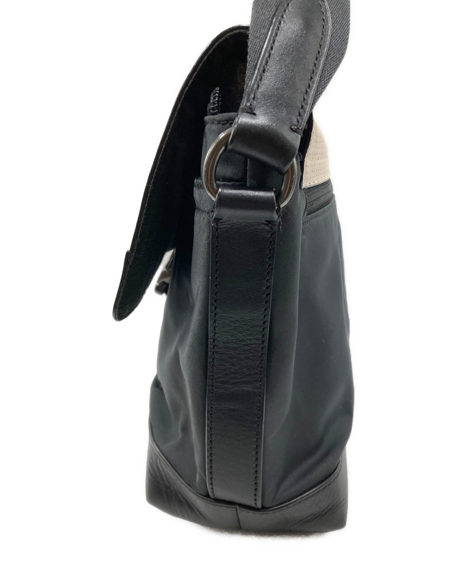 中古・古着通販】COACH (コーチ) ショルダーバッグ ベージュ×ブラック