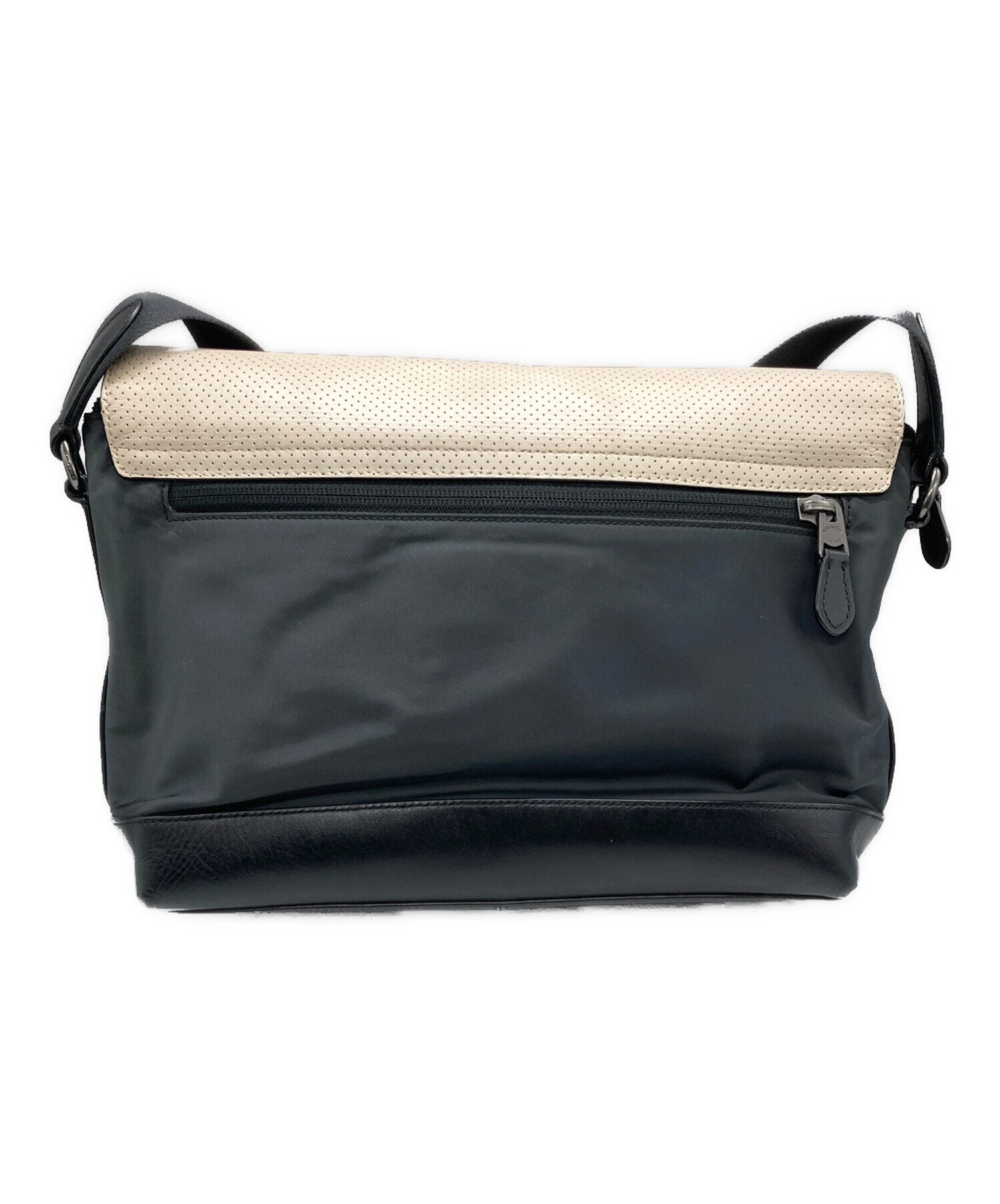 中古・古着通販】COACH (コーチ) ショルダーバッグ ベージュ×ブラック