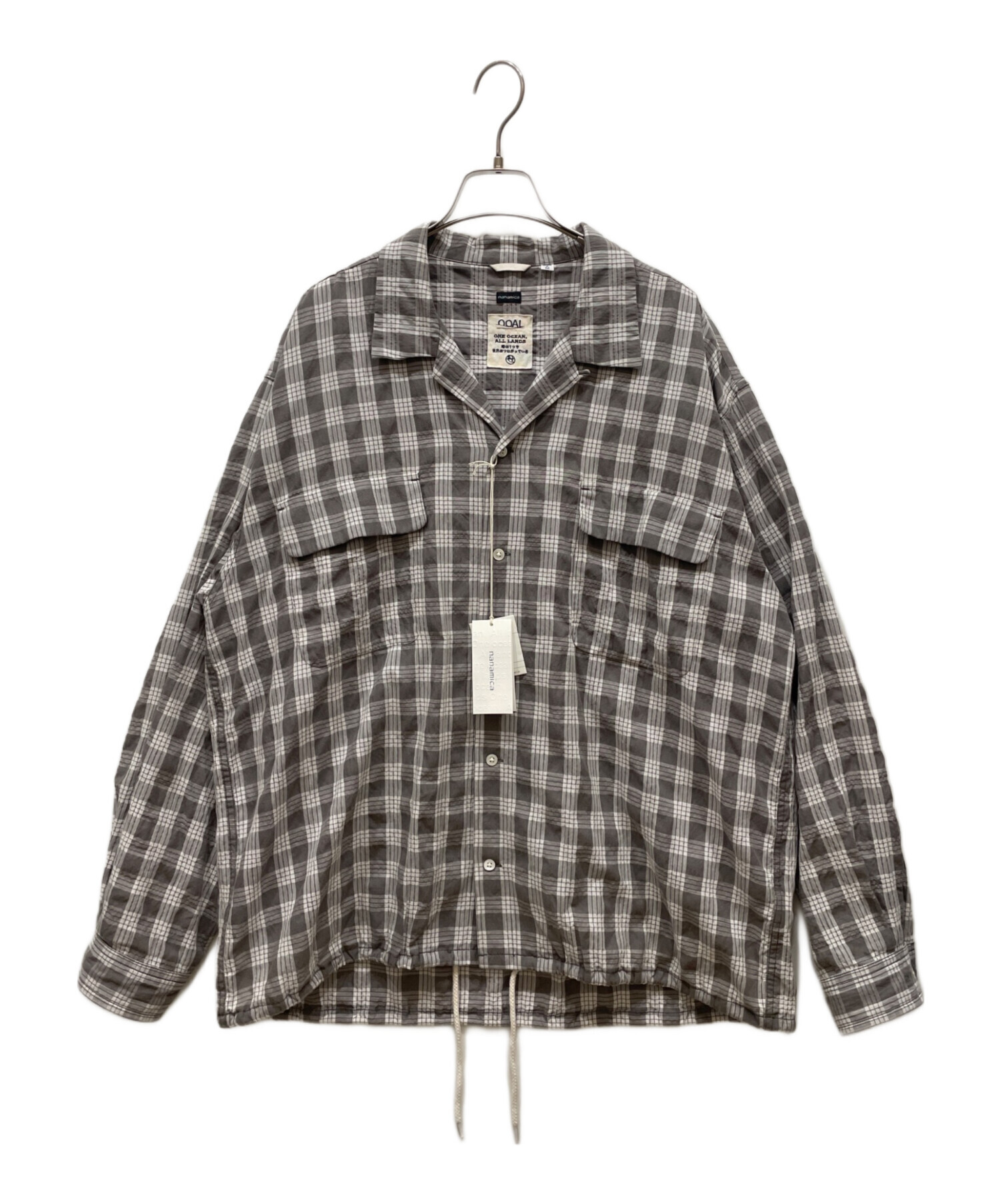 中古・古着通販】nanamica (ナナミカ) Palaka Check Shirt グレー