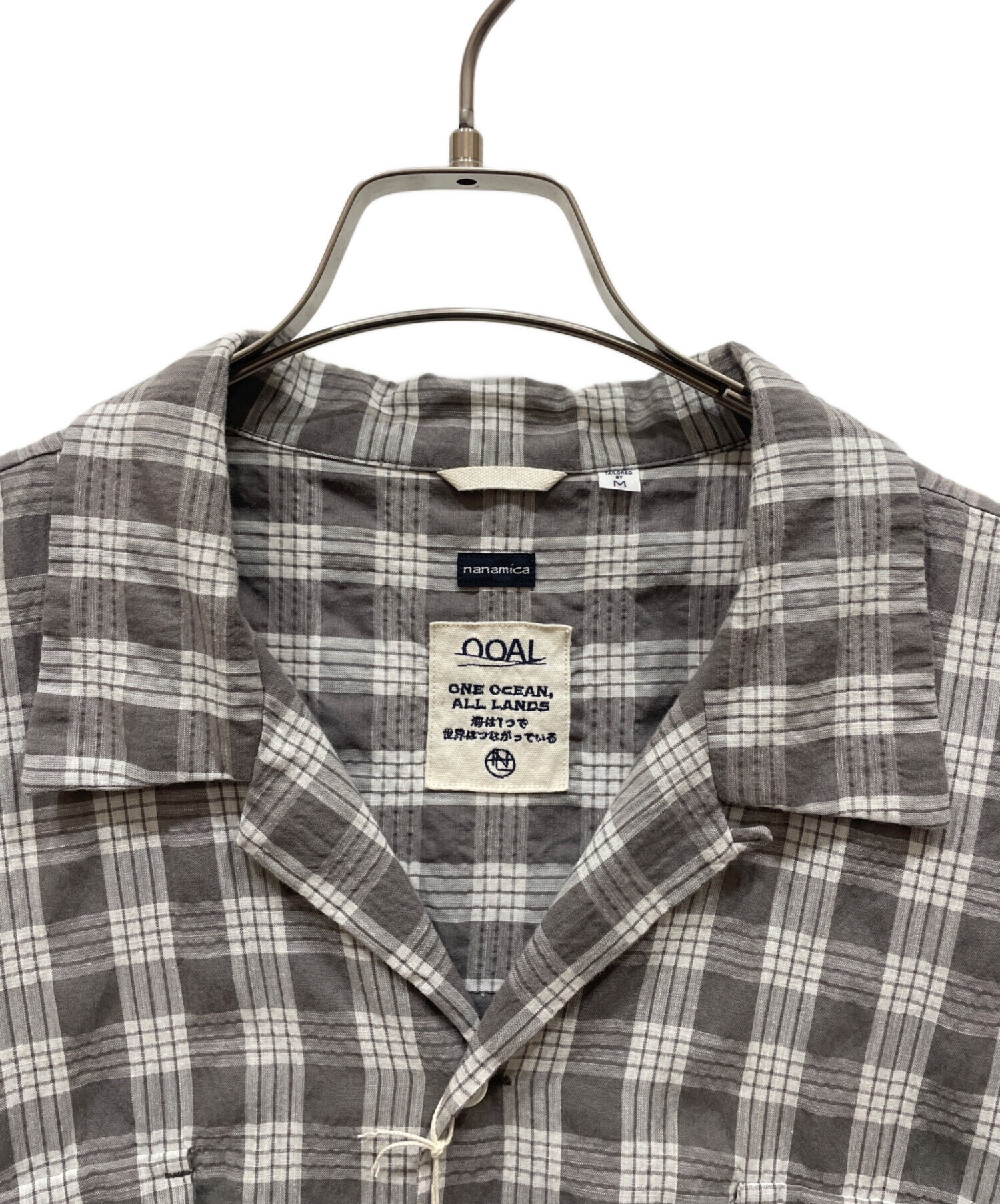 中古・古着通販】nanamica (ナナミカ) Palaka Check Shirt グレー 