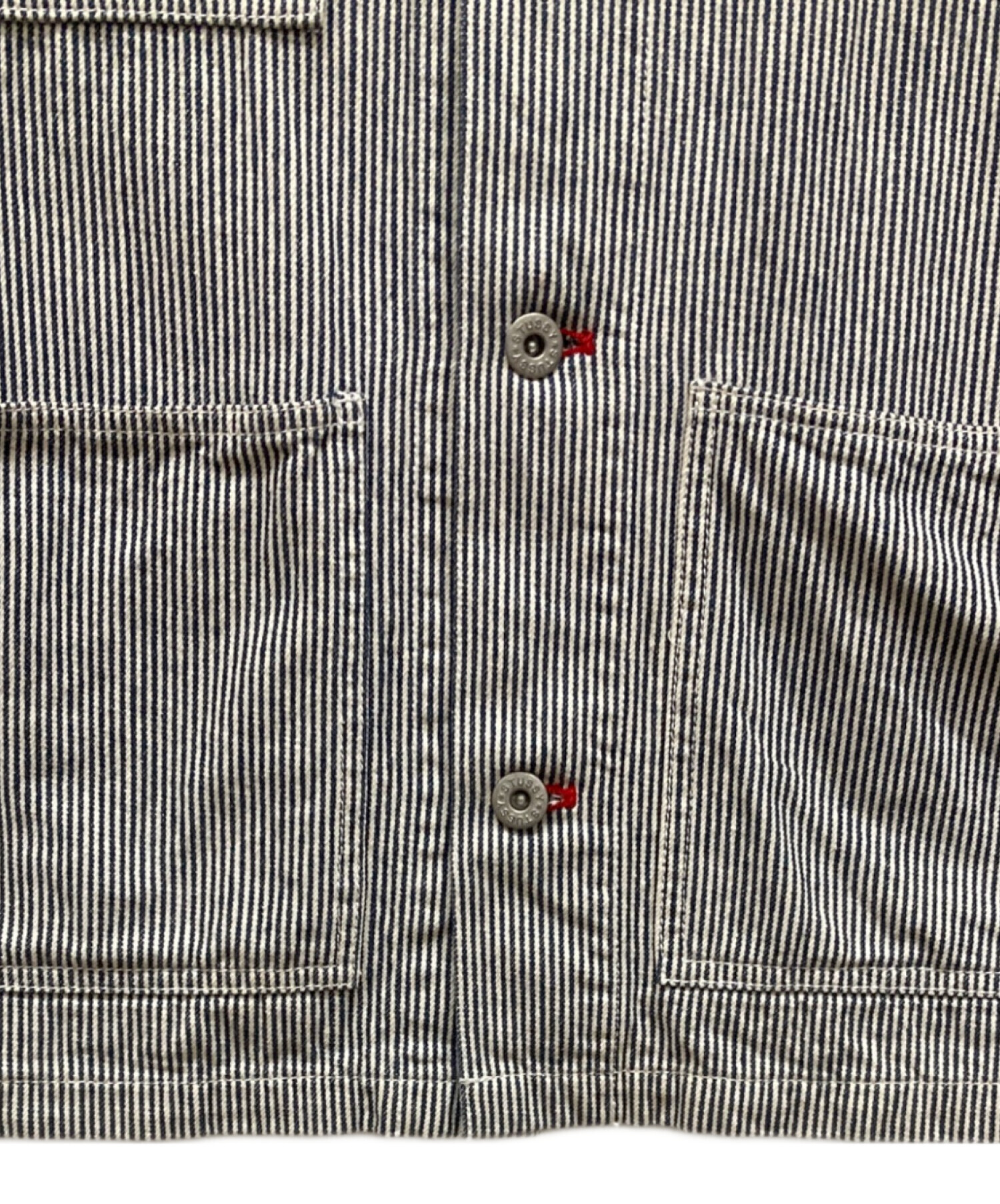 中古・古着通販】stussy (ステューシー) 両面刺繍ヒッコリー
