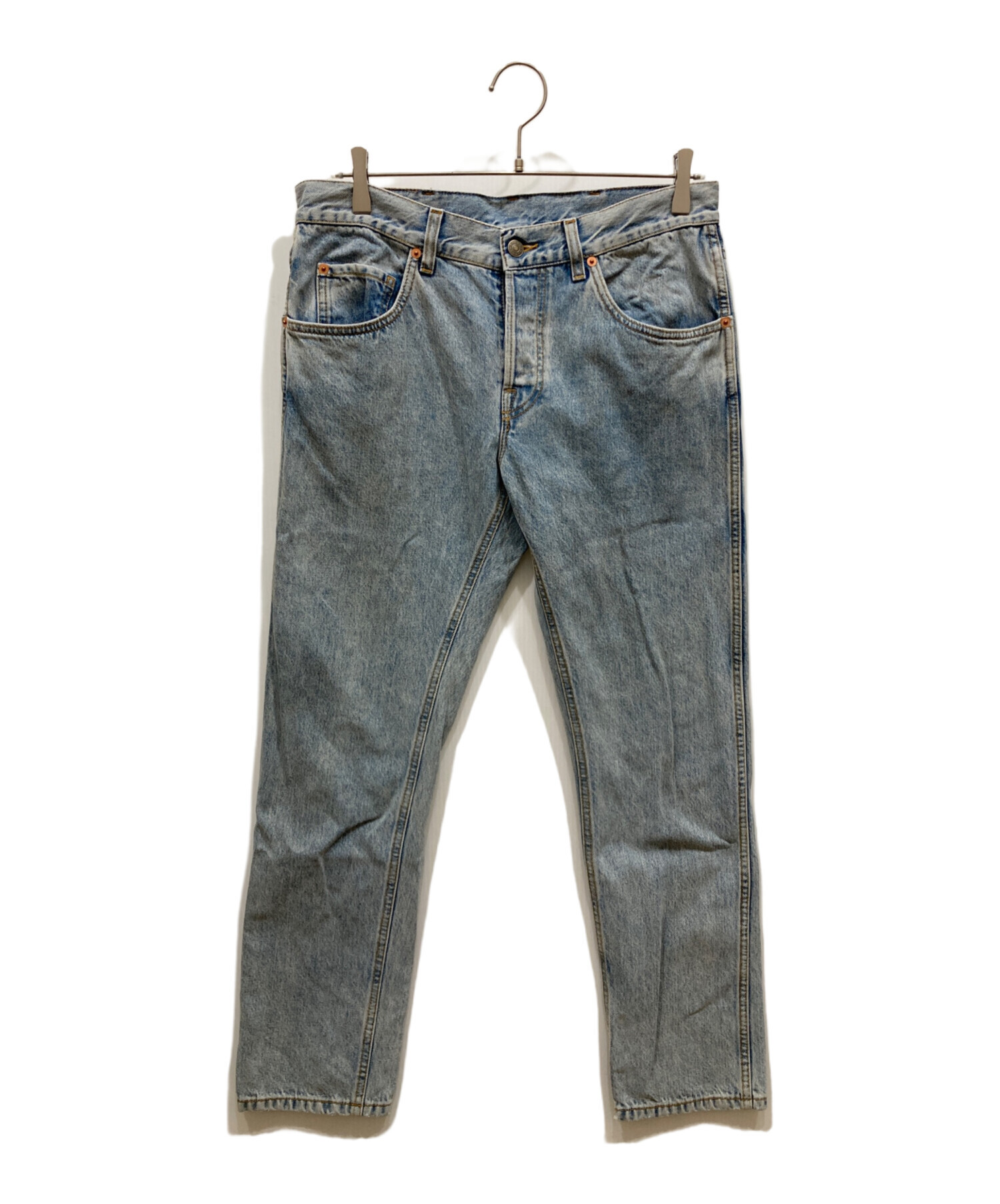 中古・古着通販】GUCCI (グッチ) デニムパンツ インディゴ サイズ:SIZE