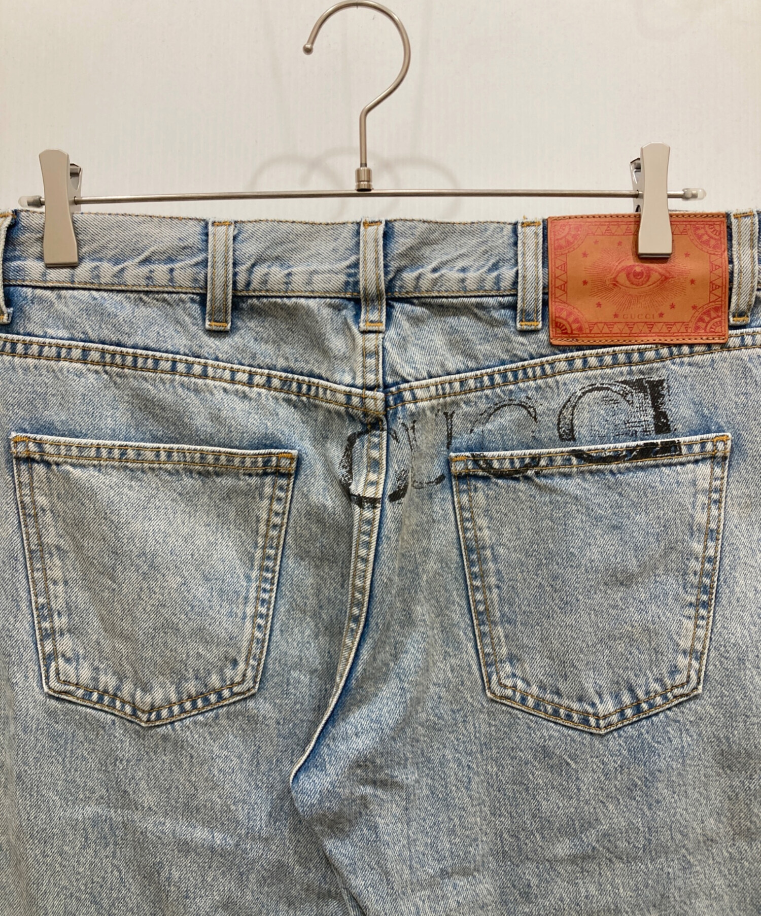 グッチ　デニム ジーンズ　ヴィンテージ 中古・古着通販】GUCCI (グッチ) デニムパンツ インディゴ サイズ:SIZE
