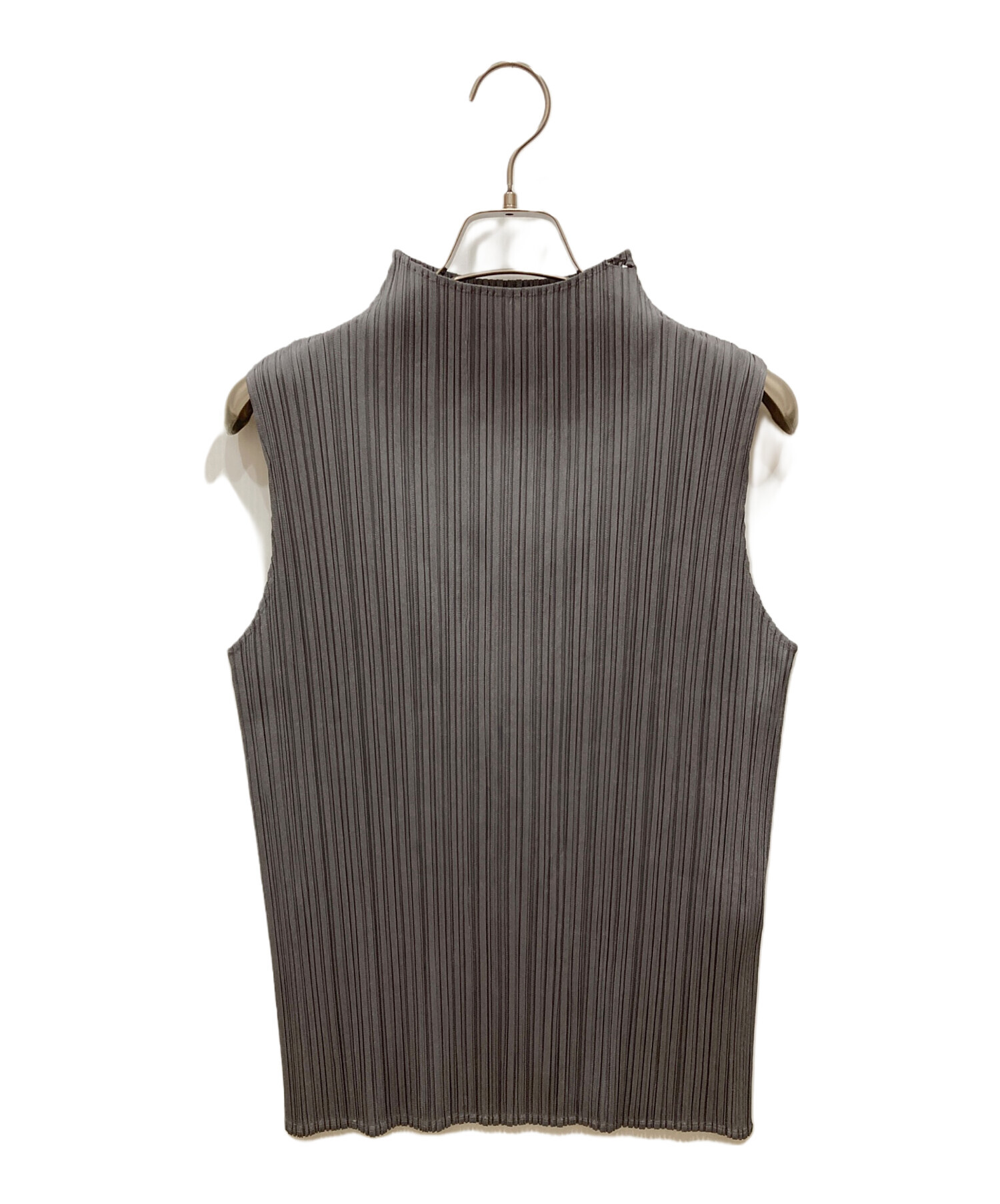 PLEATS PLEASE カットソー　ノースリーブ 中古・古着通販】PLEATS PLEASE (プリーツプリーズ) ノースリーブ