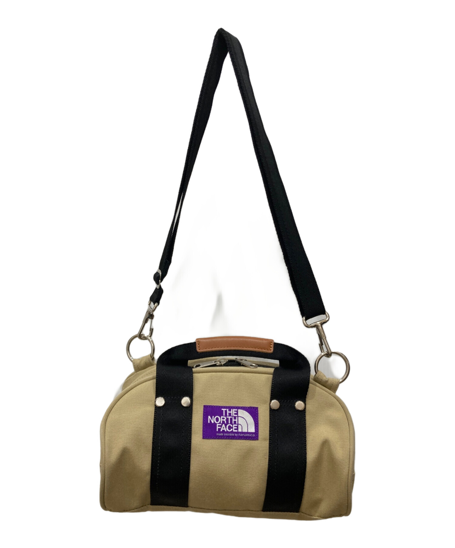 THE NORTH FACE パープルレーベル　ドラムバッグ ベージュ 中古・古着通販】THE NORTHFACE PURPLELABEL (ザ・ノースフェイス