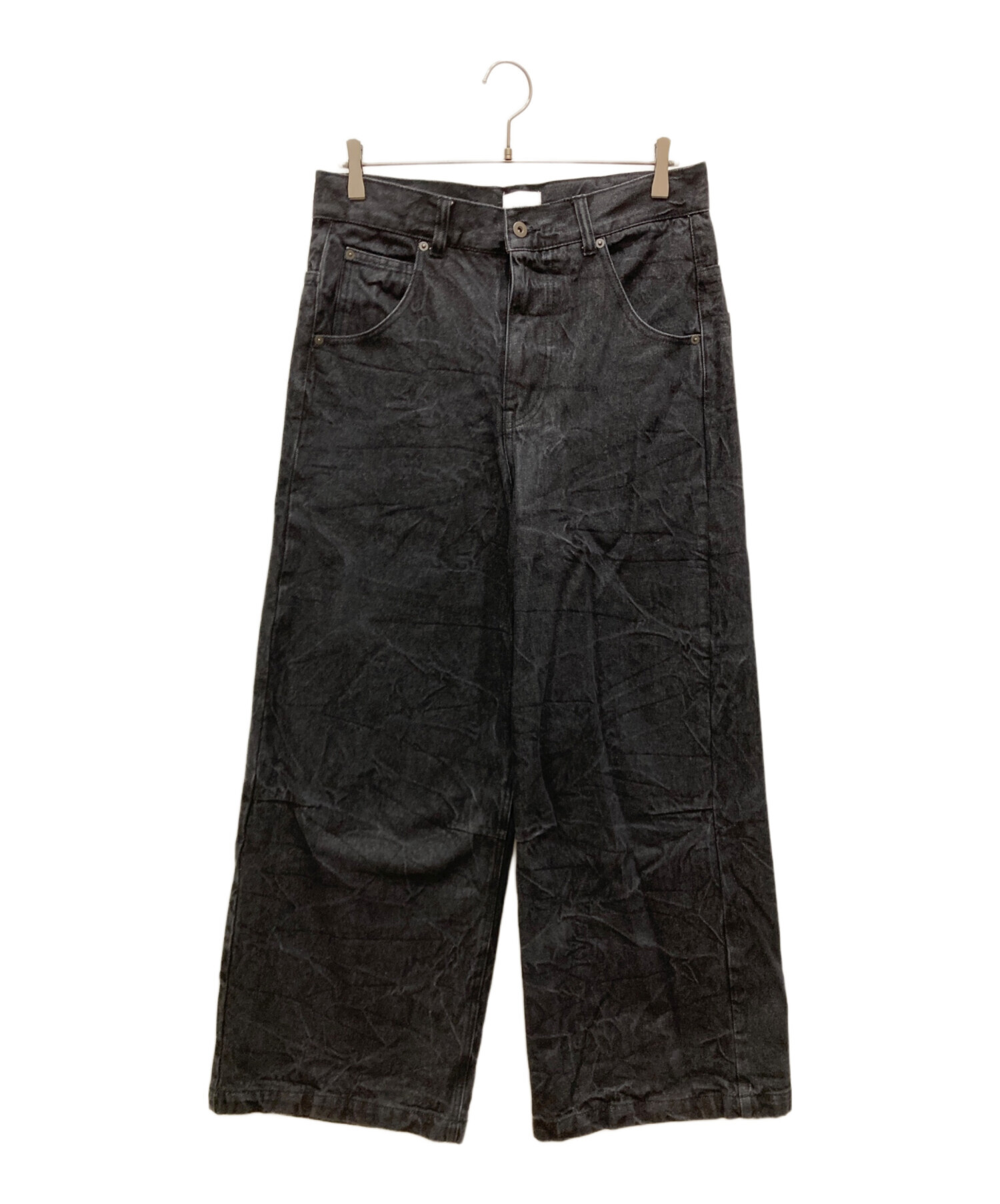 denim baggy crack wrinkle blessu Mサイズ denim baggy crack wrinkle (ブレスユー) U 中古・古着通販】BLESS パンツ