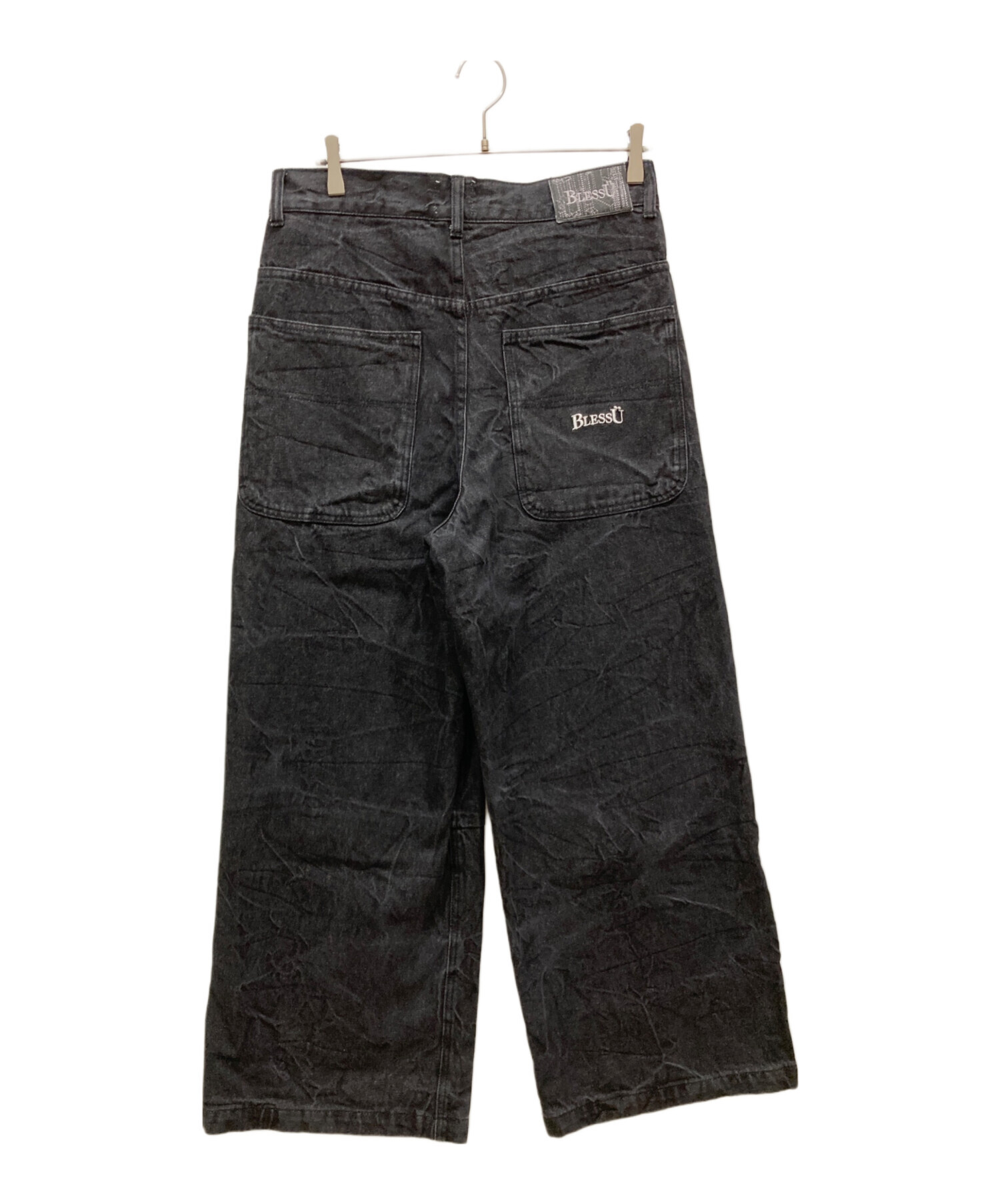 中古・古着通販】BLESS U (ブレスユー) wrinkle crack baggy denim