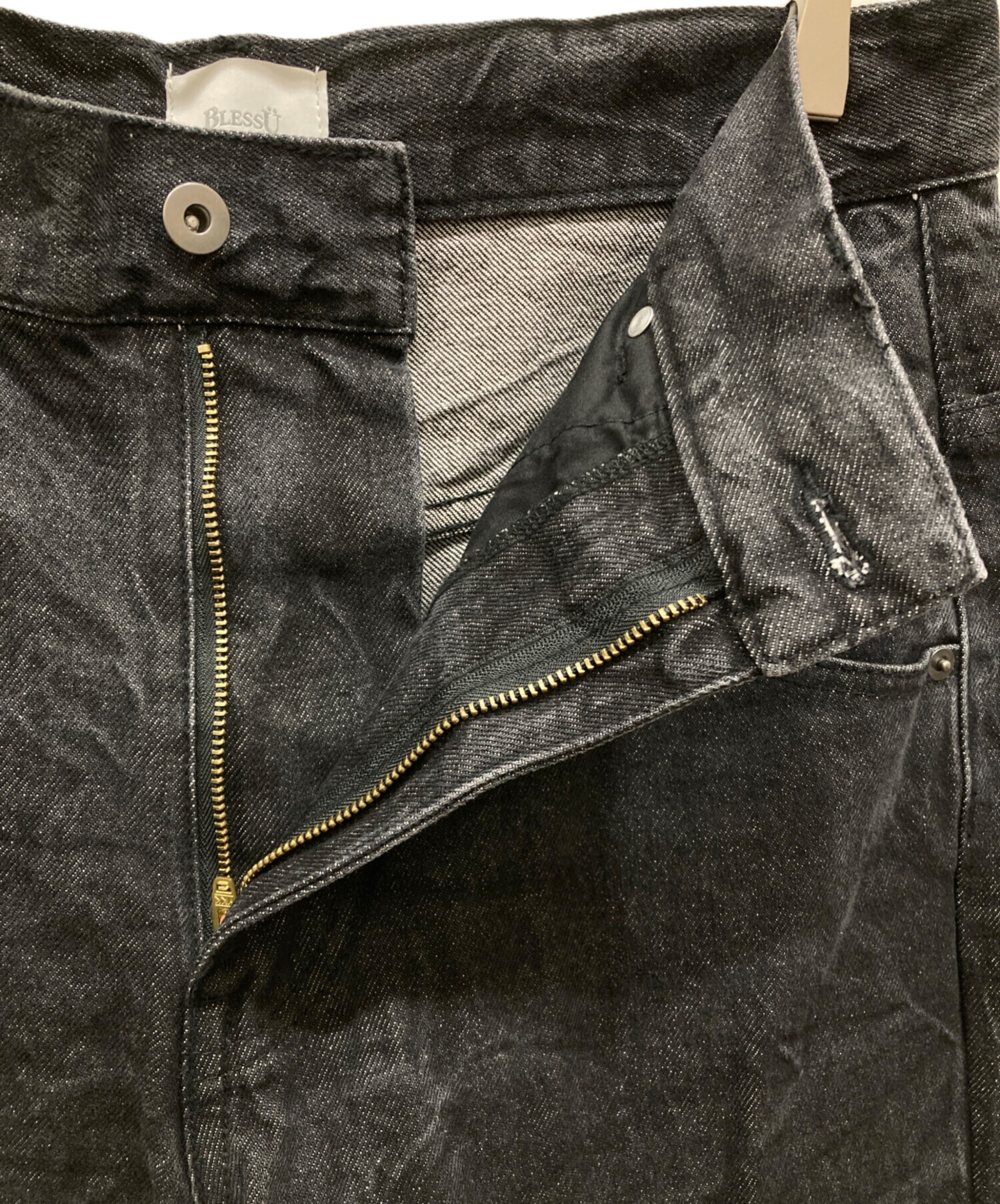 中古・古着通販】BLESS U (ブレスユー) wrinkle crack baggy denim