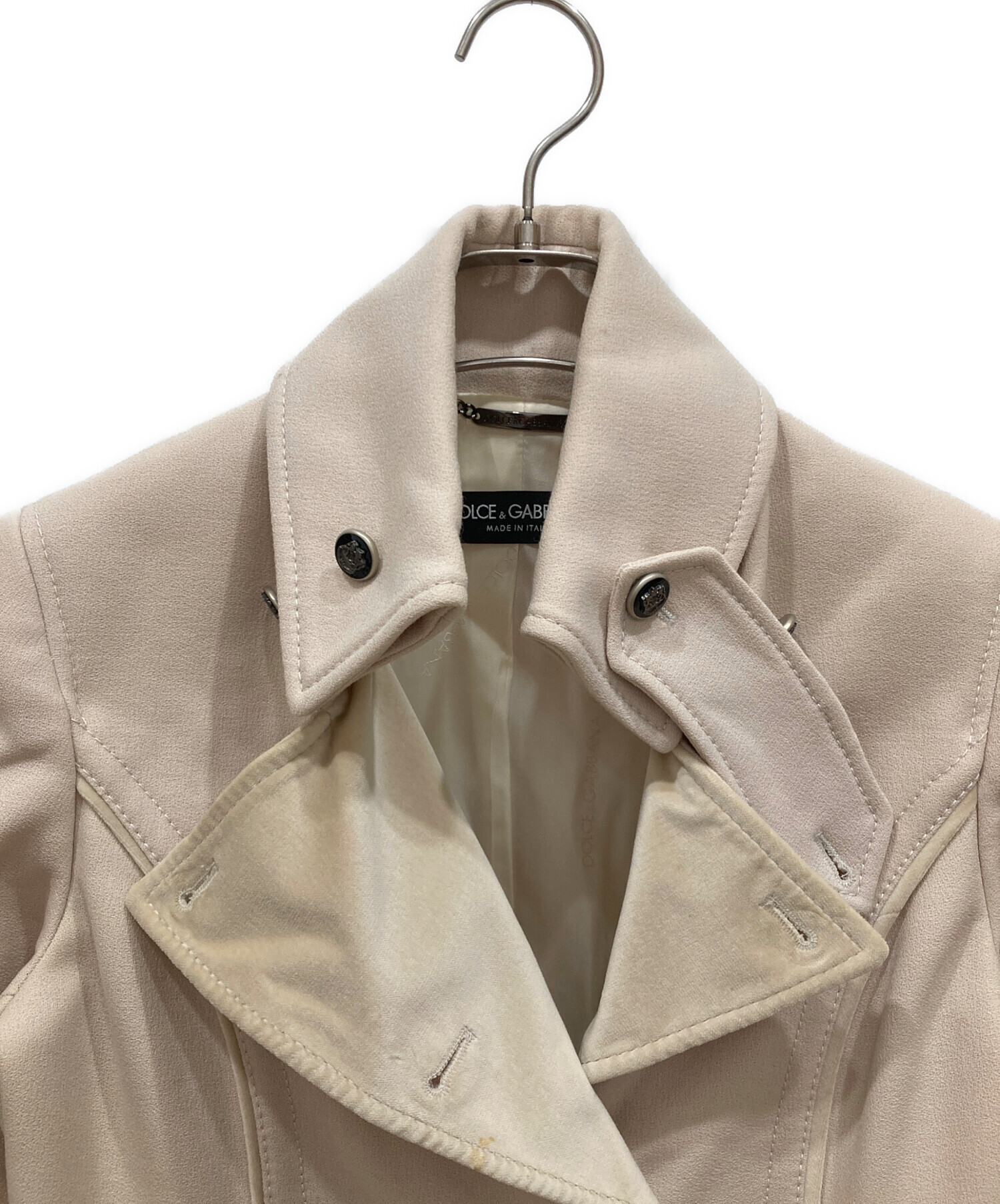 中古・古着通販】DOLCE & GABBANA (ドルチェ＆ガッバーナ) ベロア切替 
