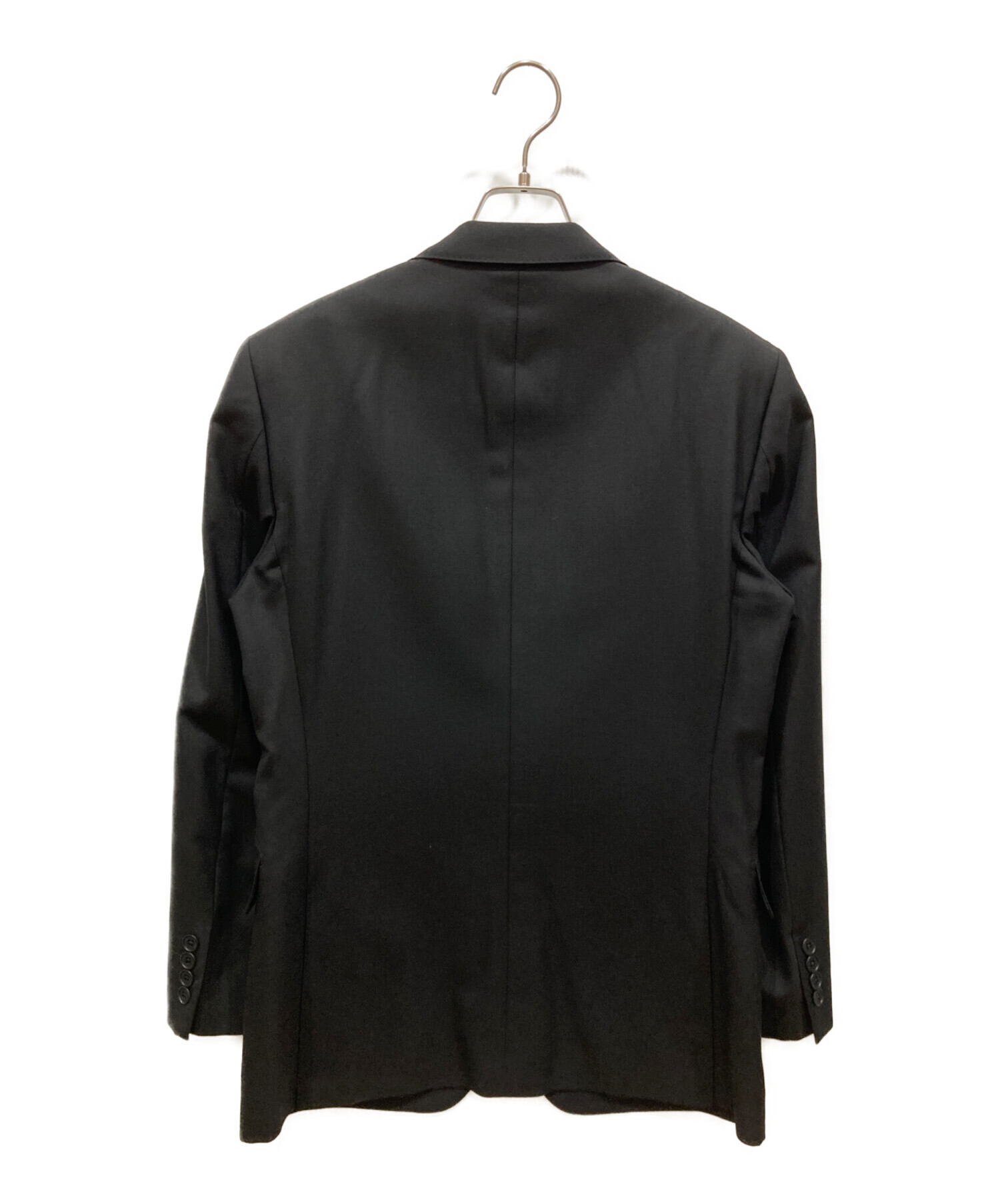 BURBERRYブラックレーベル テーラードジャケット 黒 38 美シルエット 中古・古着通販】BURBERRY BLACK LABEL (バーバリーブラックレーベル
