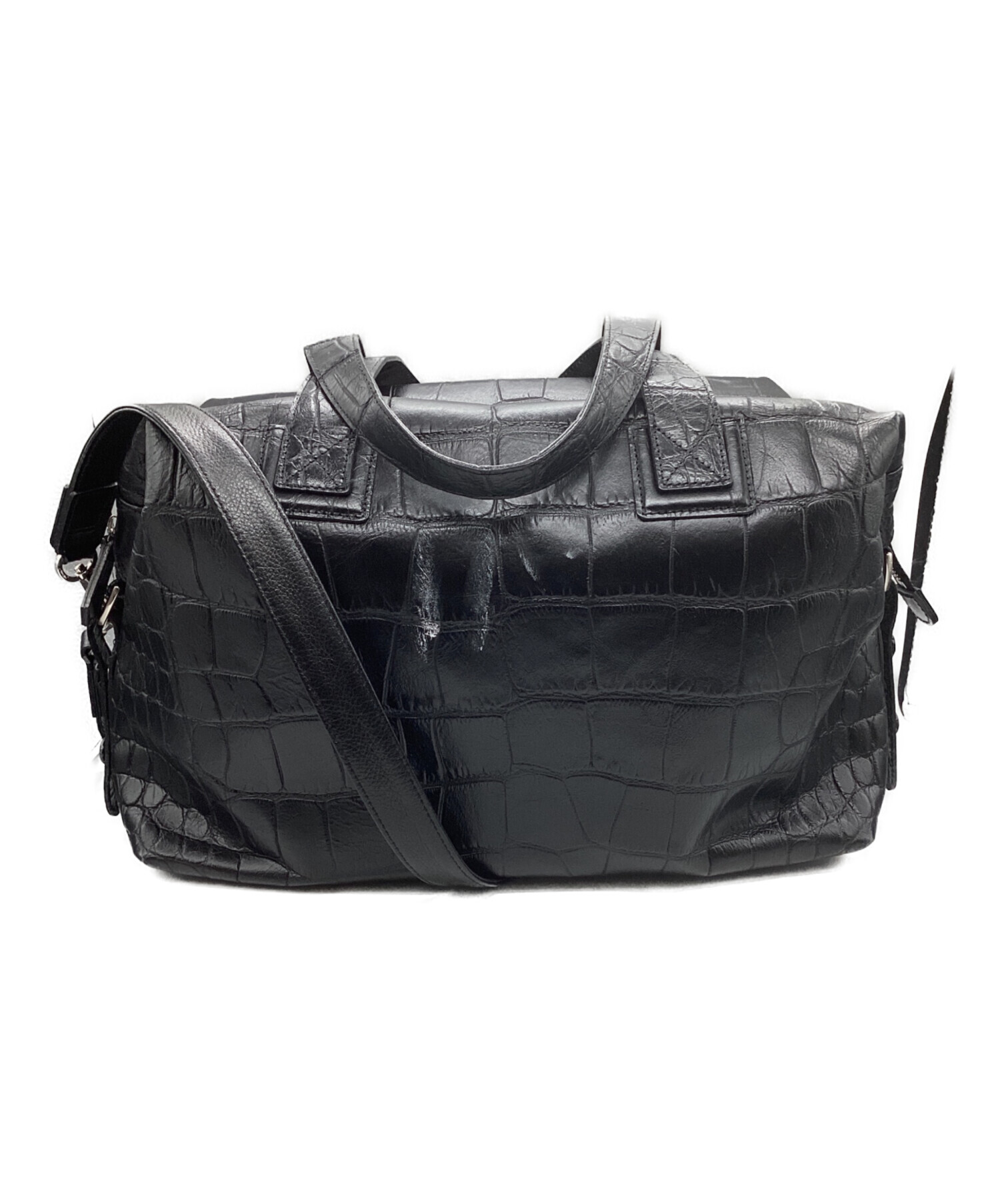 LEATHER JEWELS レザージュエルズ　2wayバッグ　エナメルレザー 中古・古着通販】leather jewels (レザージュエルズ) 2WAYレザー型押し