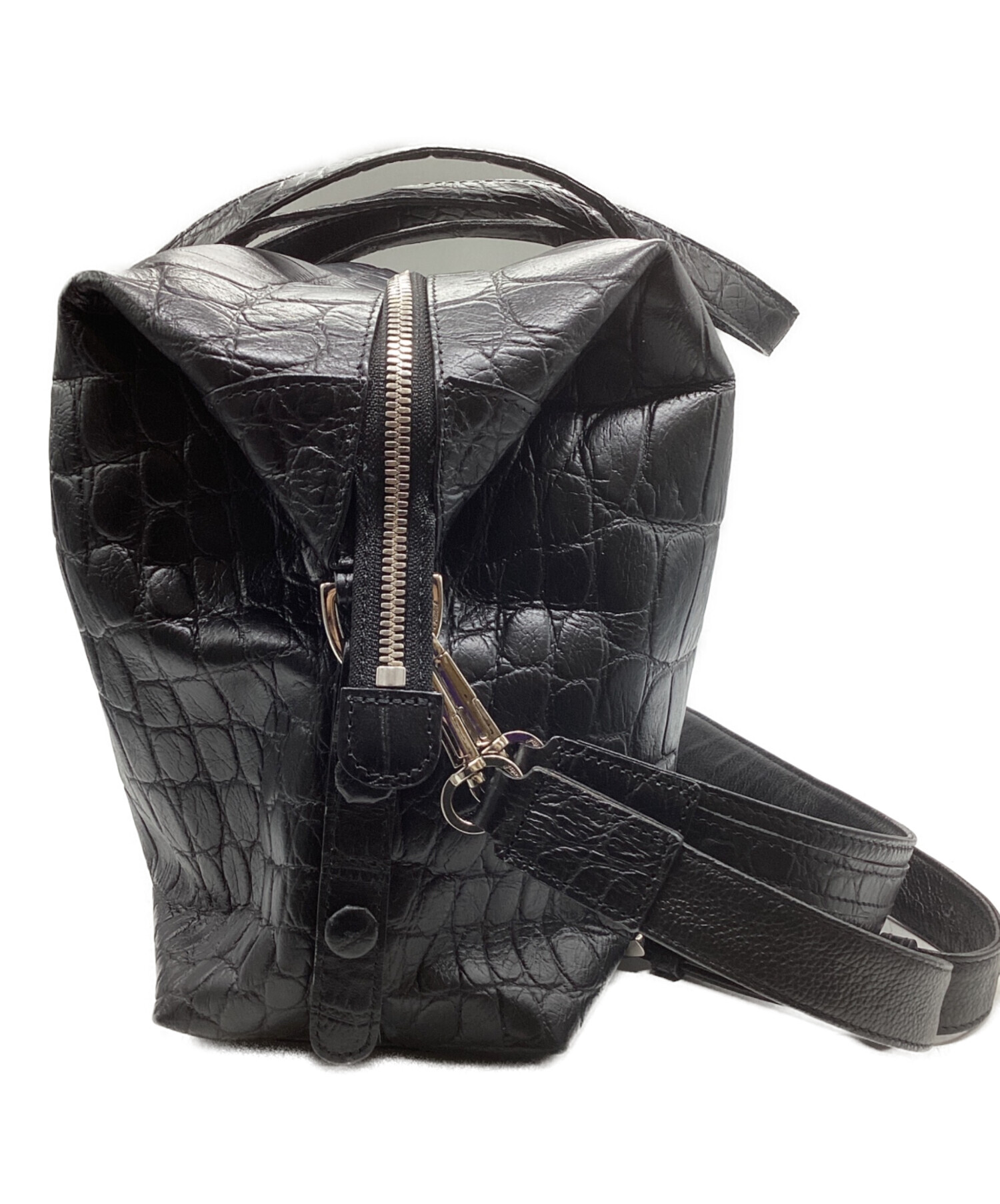 中古・古着通販】leather jewels (レザージュエルズ) 2WAYレザー型押し