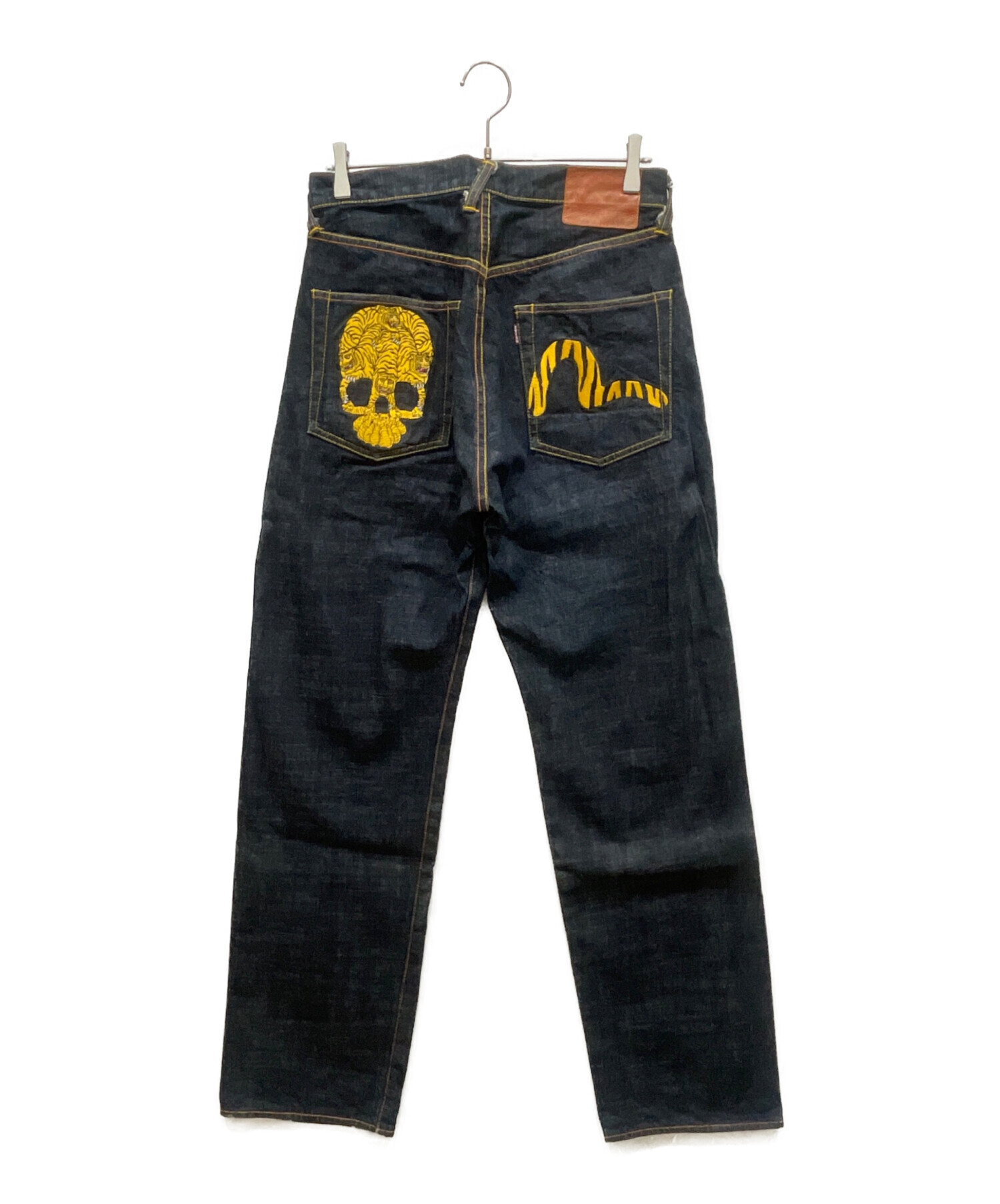 中古・古着通販】EVISU (エヴィス) 刺繍デニムパンツ インディゴ