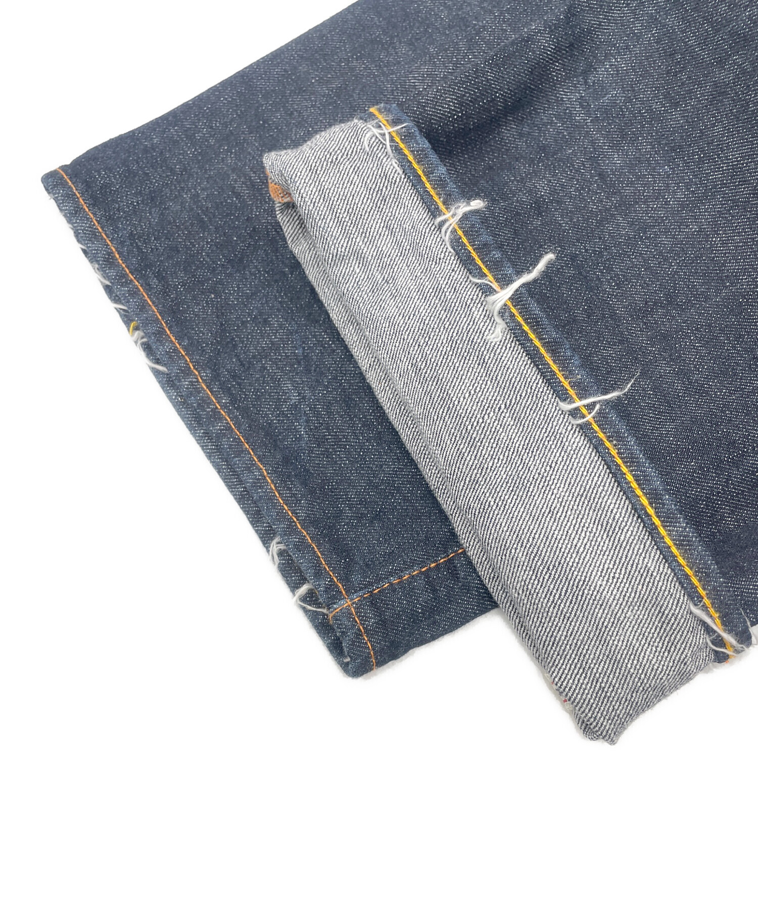 刺繍デザイン デニムパンツ エビス 中古・古着通販】EVISU (エヴィス 