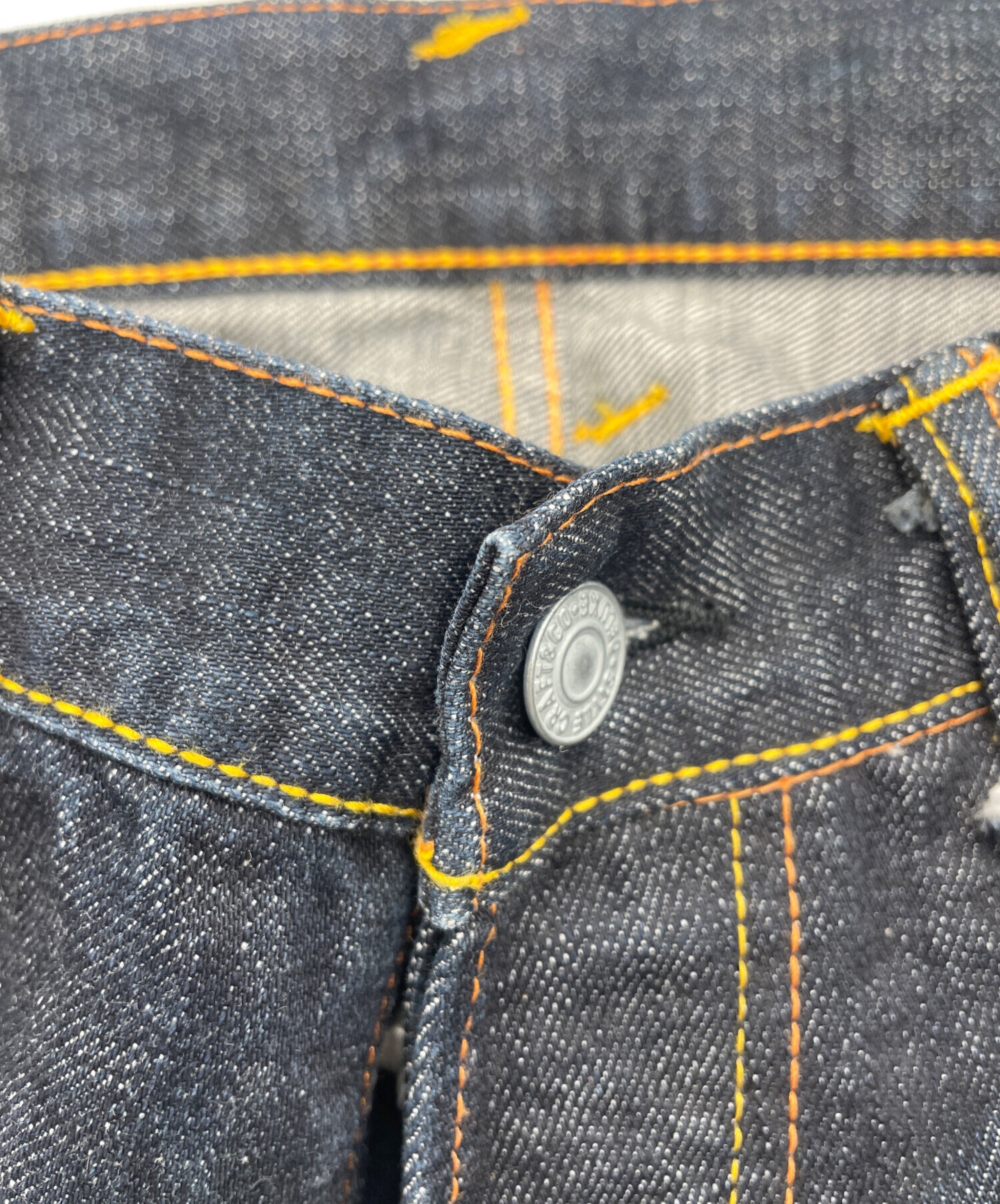 中古・古着通販】EVISU (エヴィス) 刺繍デニムパンツ インディゴ 