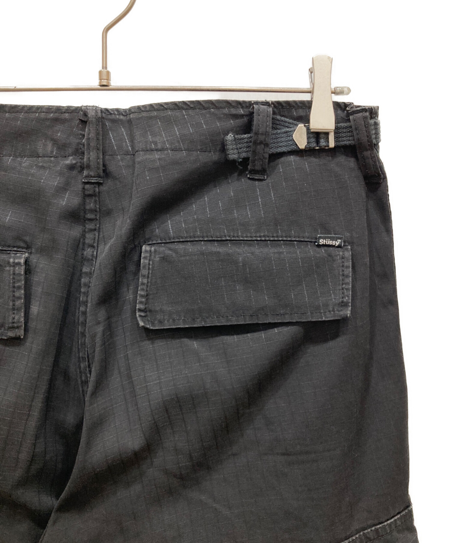 中古・古着通販】stussy (ステューシー) 00'Sカーゴパンツ ブラック