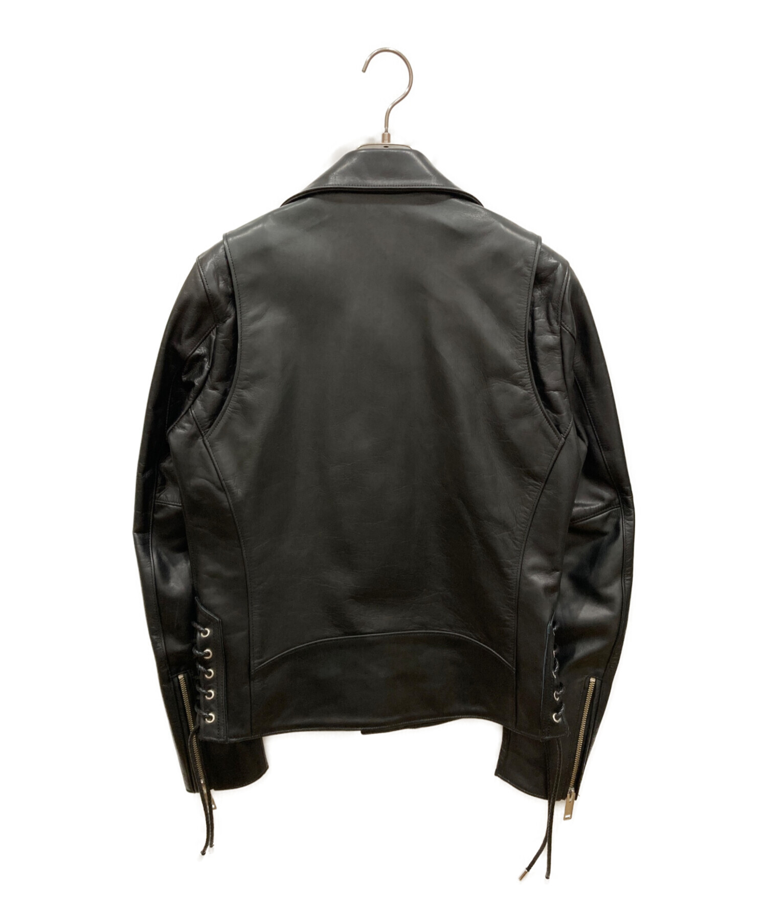 中古・古着通販】A&G (エーアンドジー) レザージャケット ブラック