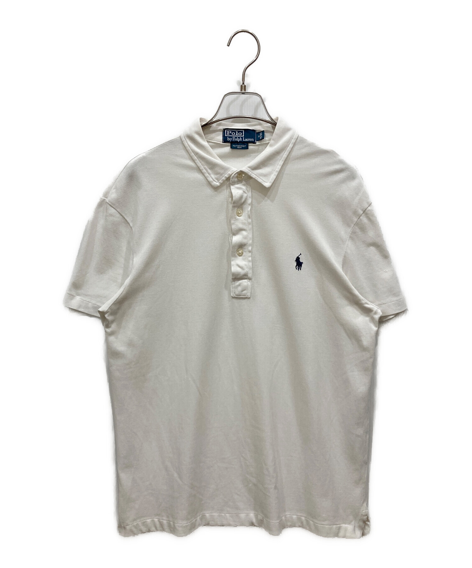 【新品未使用】Polo Ralph Lauren 半袖ポロシャツ M ホワイト 中古・古着通販】POLO RALPH LAUREN (ポロ・ラルフローレン) 半袖