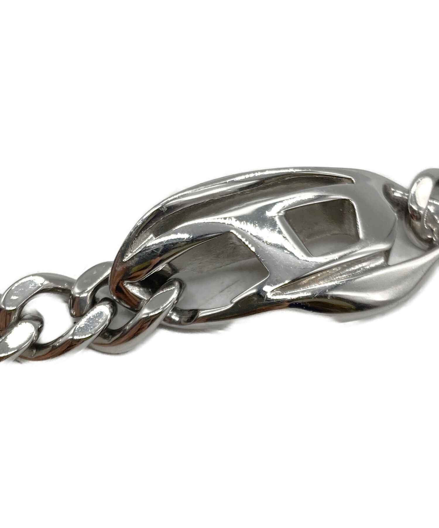 中古・古着通販】DIESEL (ディーゼル) Dロゴブレスレット シルバー
