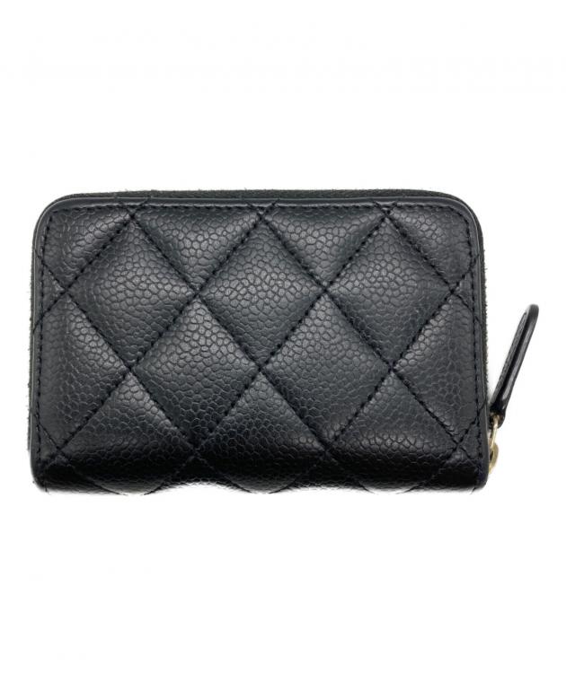 シャネル　パース　黒　新品未使用 中古・古着通販】CHANEL (シャネル) クラシックジップコインパース