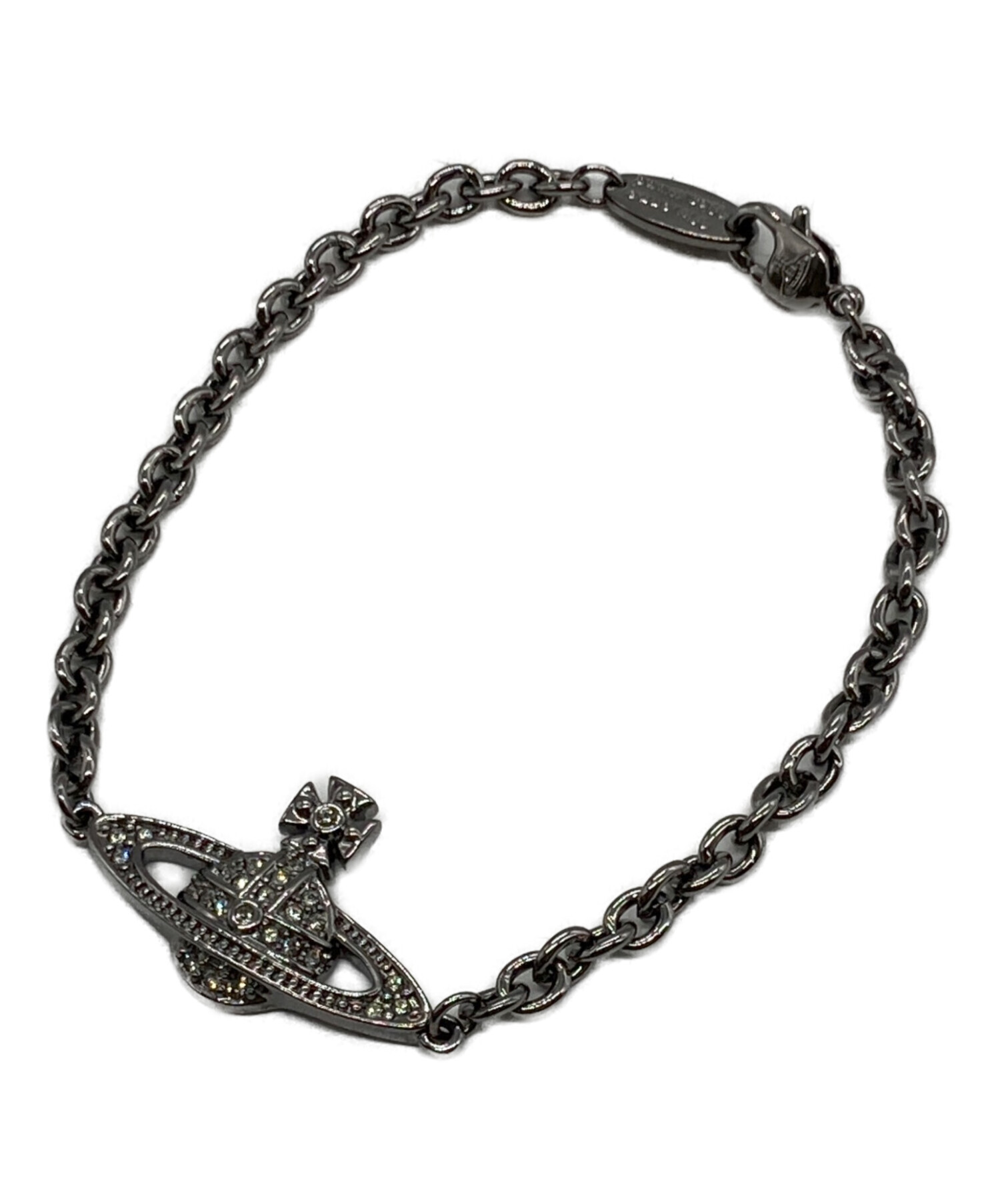 美品✨Vivian Westwood ブレスレット オーブ シルバー ガンメタル 中古・古着通販】Vivienne Westwood (ヴィヴィアンウエストウッド