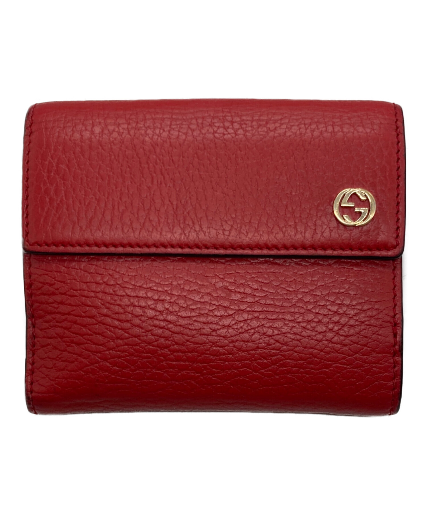 中古・古着通販】GUCCI (グッチ) インターロッキングG二つ折り財布