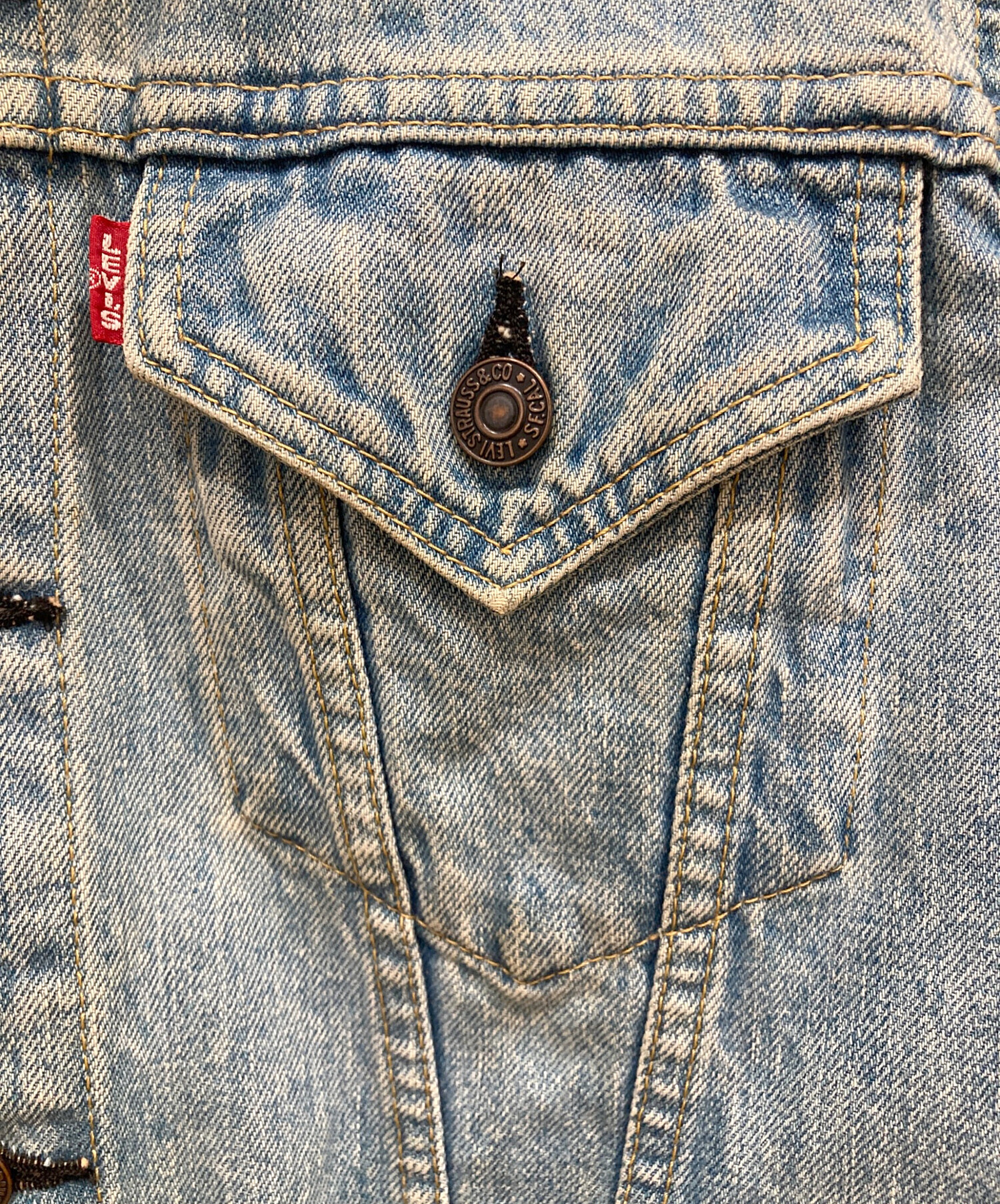 中古・古着通販】LEVI'S (リーバイス) 71557デニムジャケット スカイ