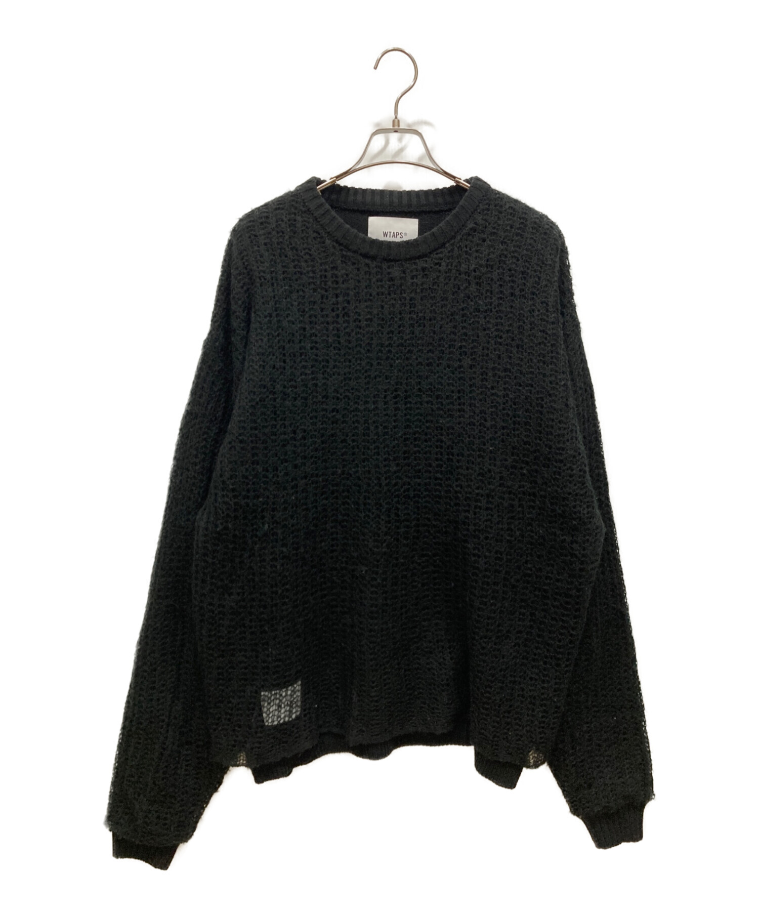 中古・古着通販】WTAPS (ダブルタップス) OBSVR SWEATER ブラック