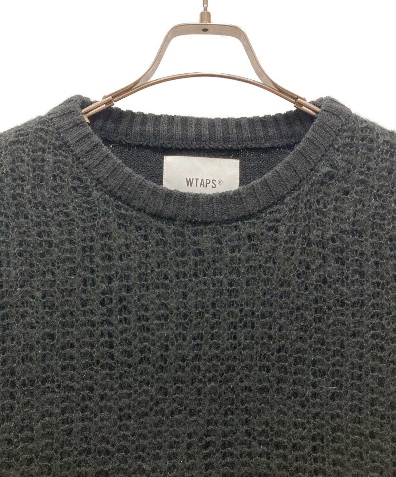 中古・古着通販】WTAPS (ダブルタップス) OBSVR SWEATER ブラック