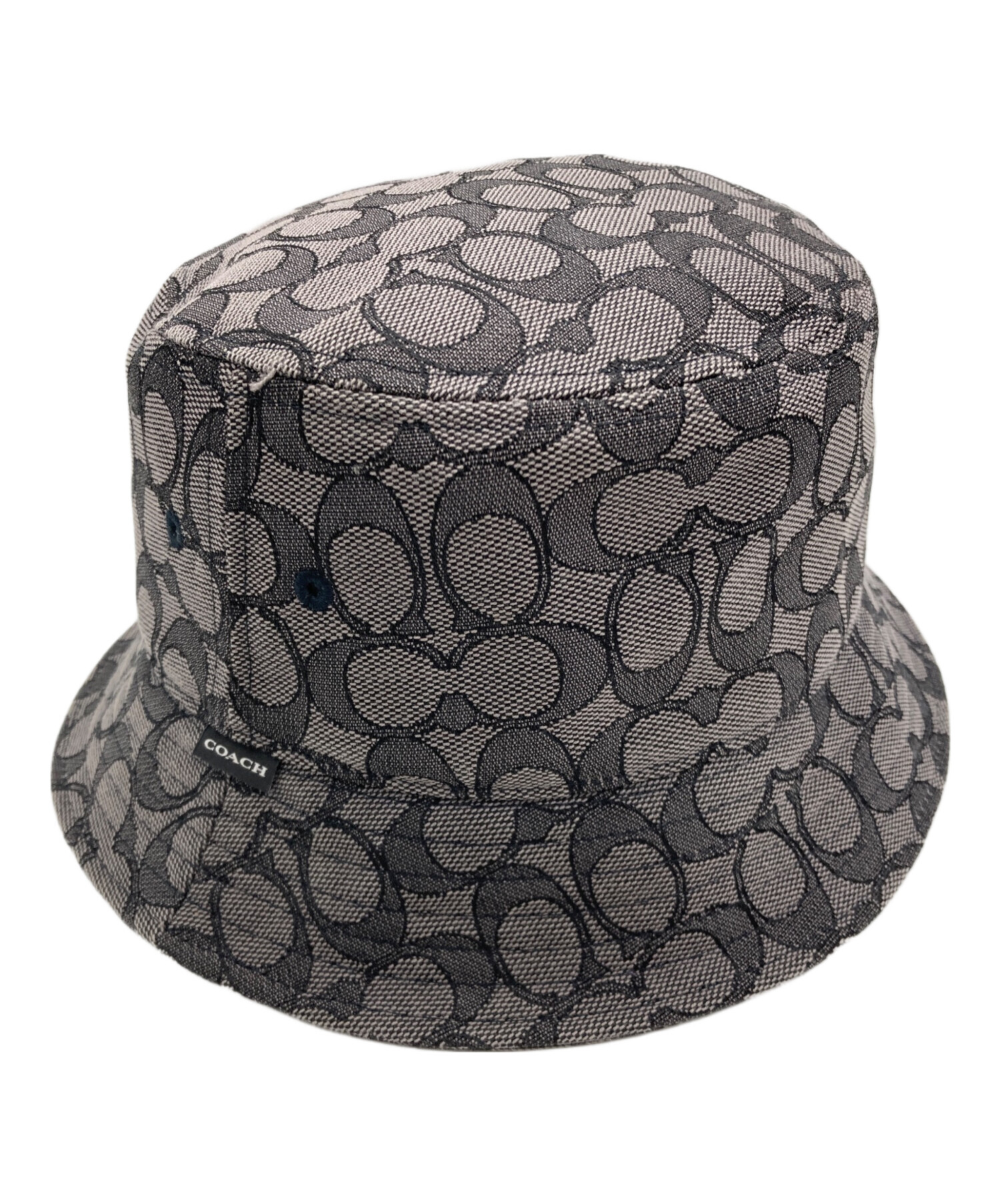 COACH バケットハット グレー S/M 中古・古着通販】COACH (コーチ) シグネチャーハット グレー｜ブランド