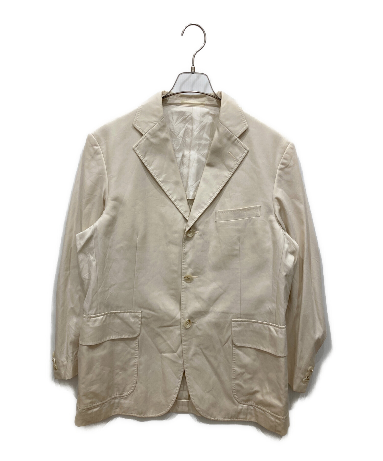 中古・古着通販】BURBERRY (バーバリー) 3Bジャケット アイボリー 