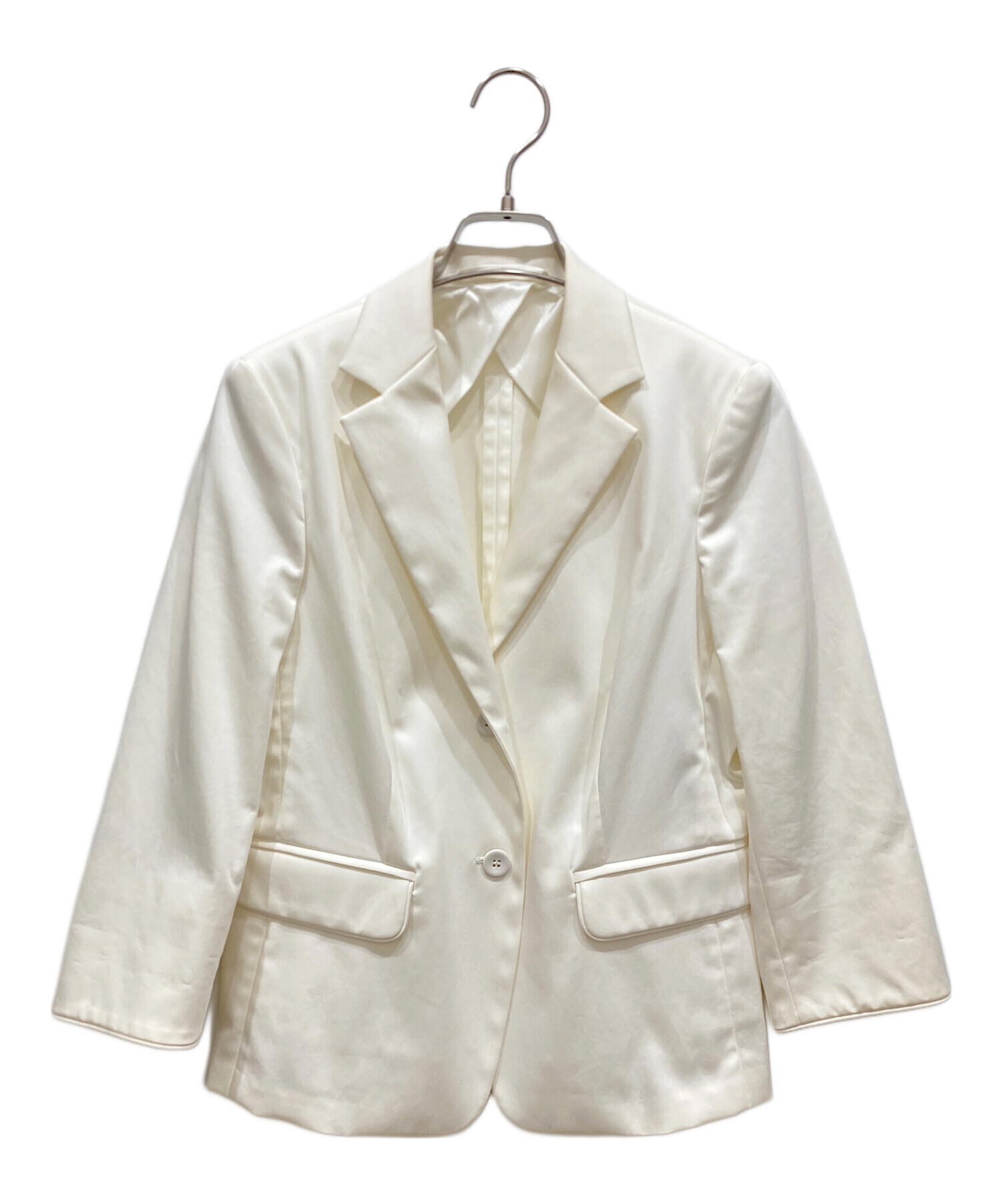 中古・古着通販】MaxMara (マックスマーラ) 2Bジャケット ホワイト