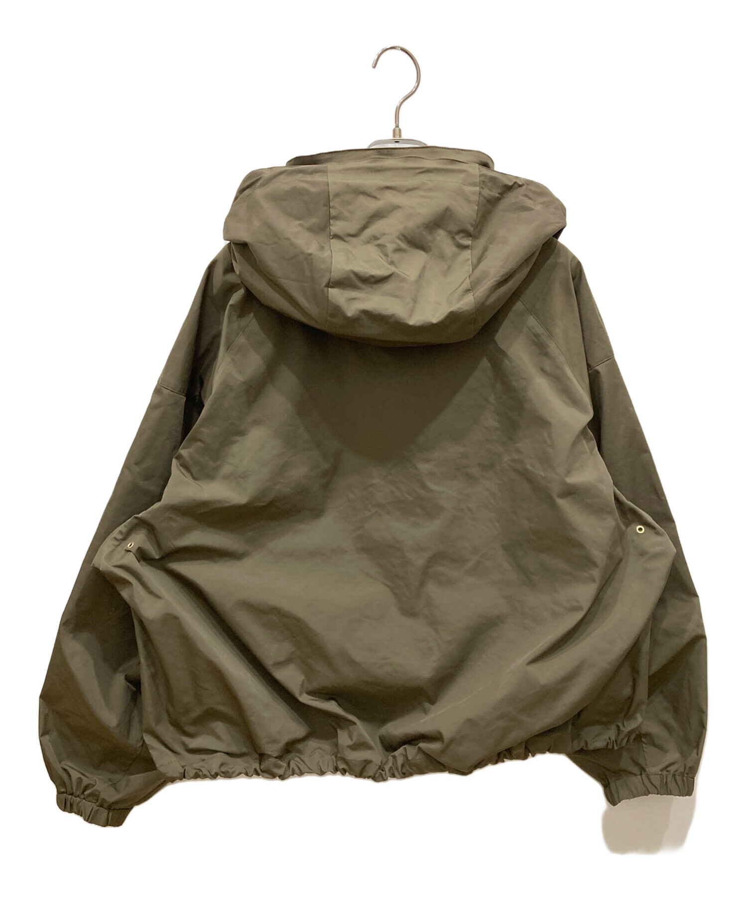 MUSE/ブルゾン 中古・古着通販】MUSE (ミューズ) WASHED STAND ZIP ブルゾン カーキ
