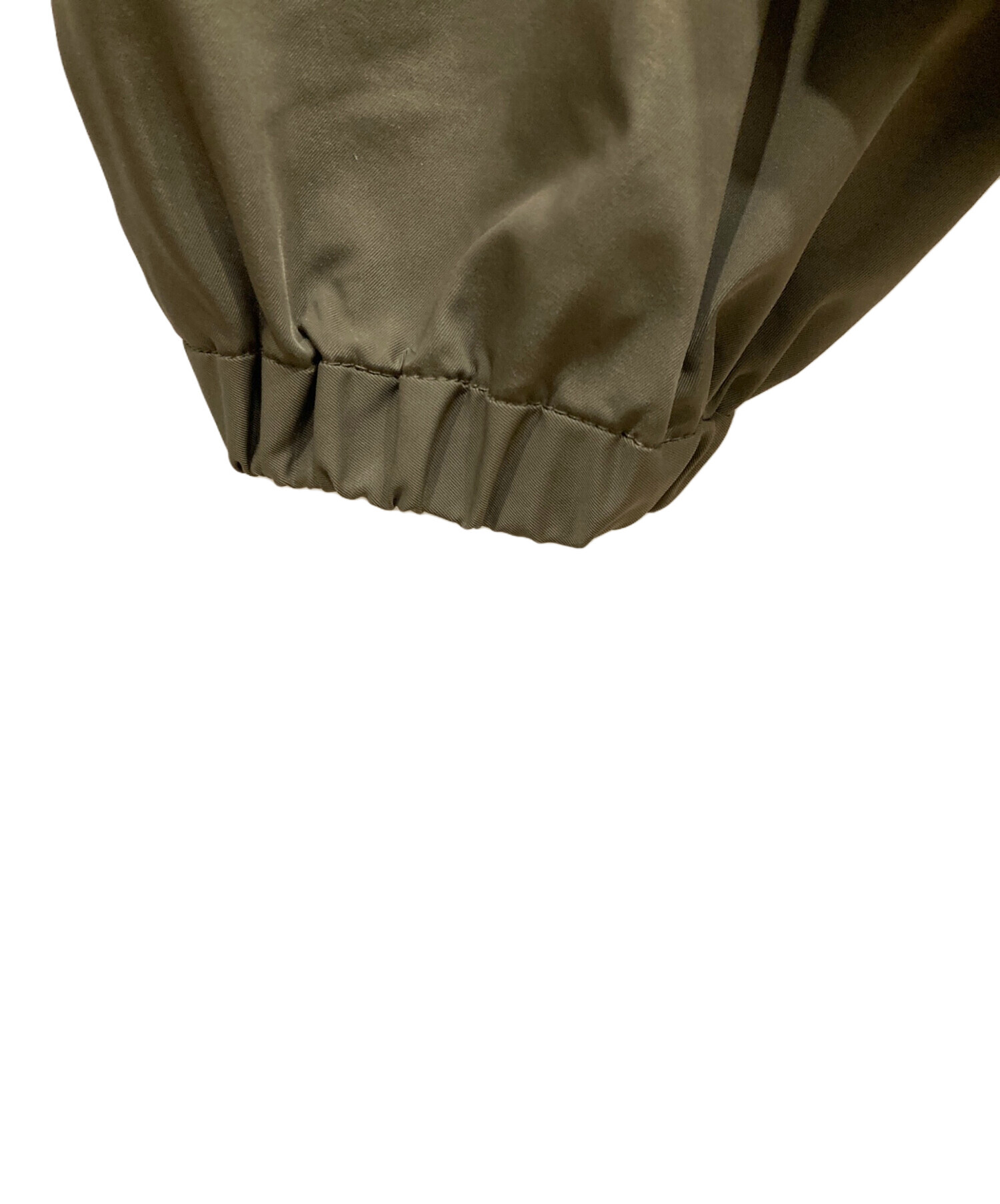 中古・古着通販】MUSE (ミューズ) WASHED STAND ZIP ブルゾン カーキ
