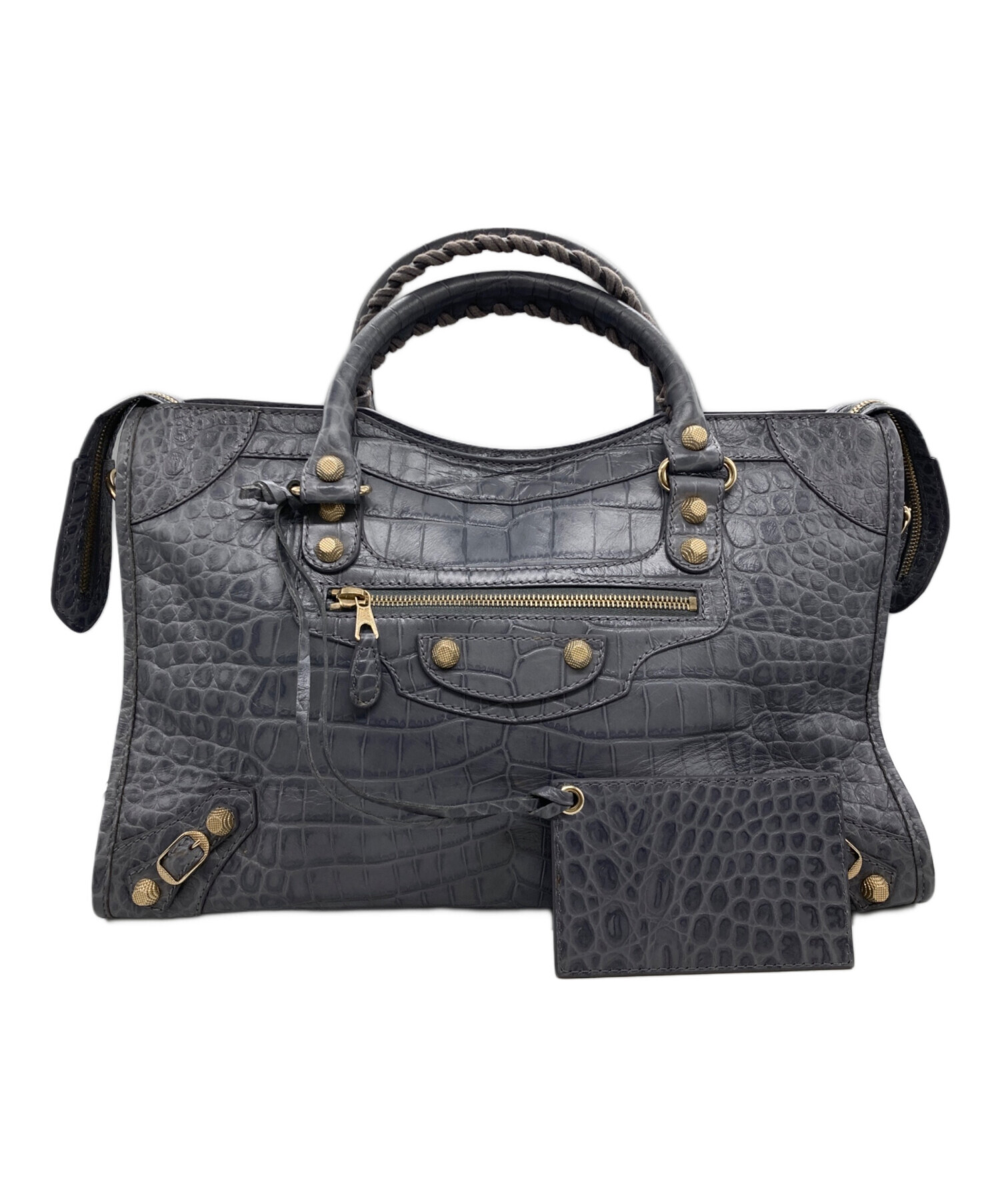 中古・古着通販】BALENCIAGA (バレンシアガ) バッグ グレー｜ブランド