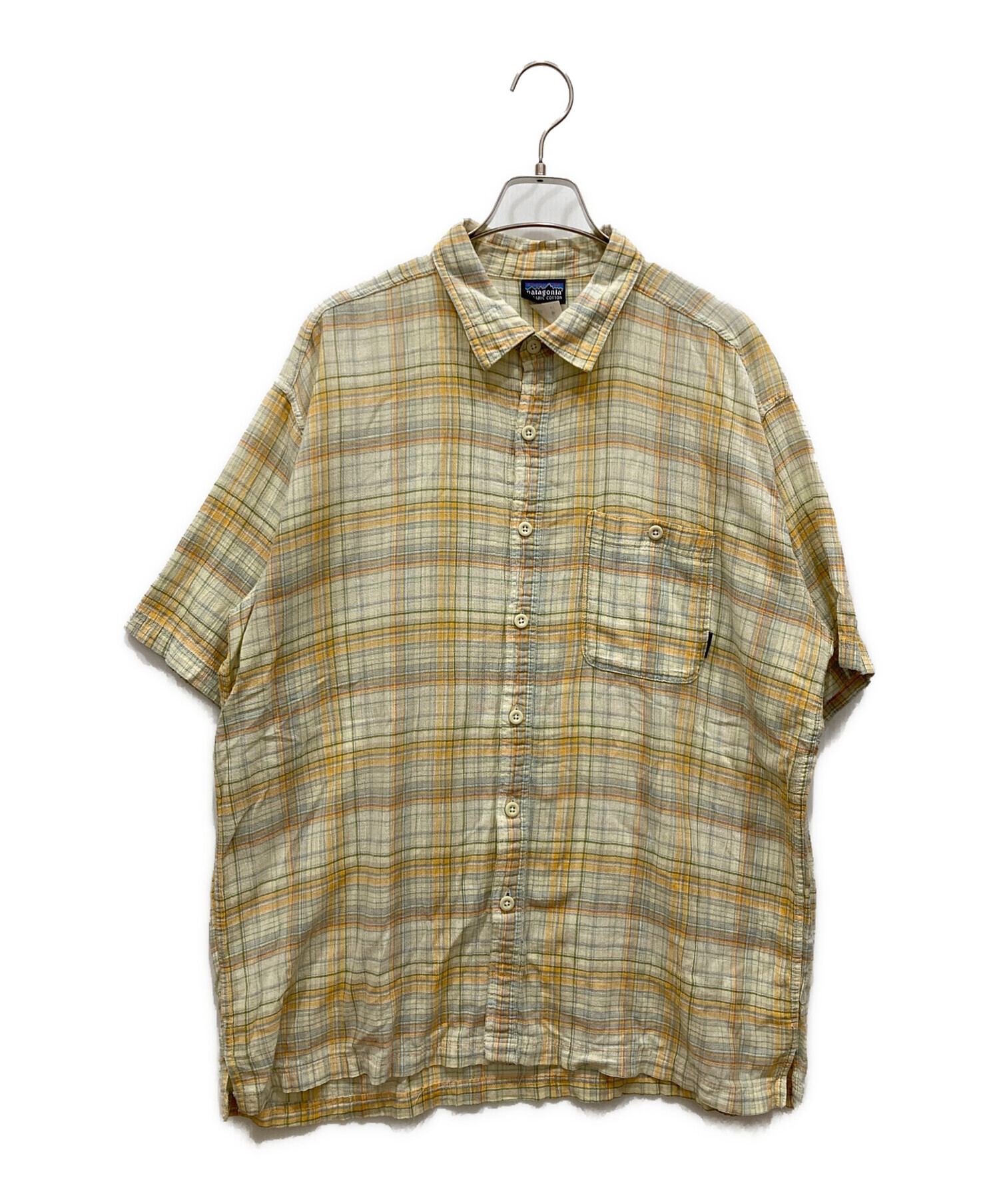 中古・古着通販】Patagonia (パタゴニア) AC SHIRT グリーン×イエロー