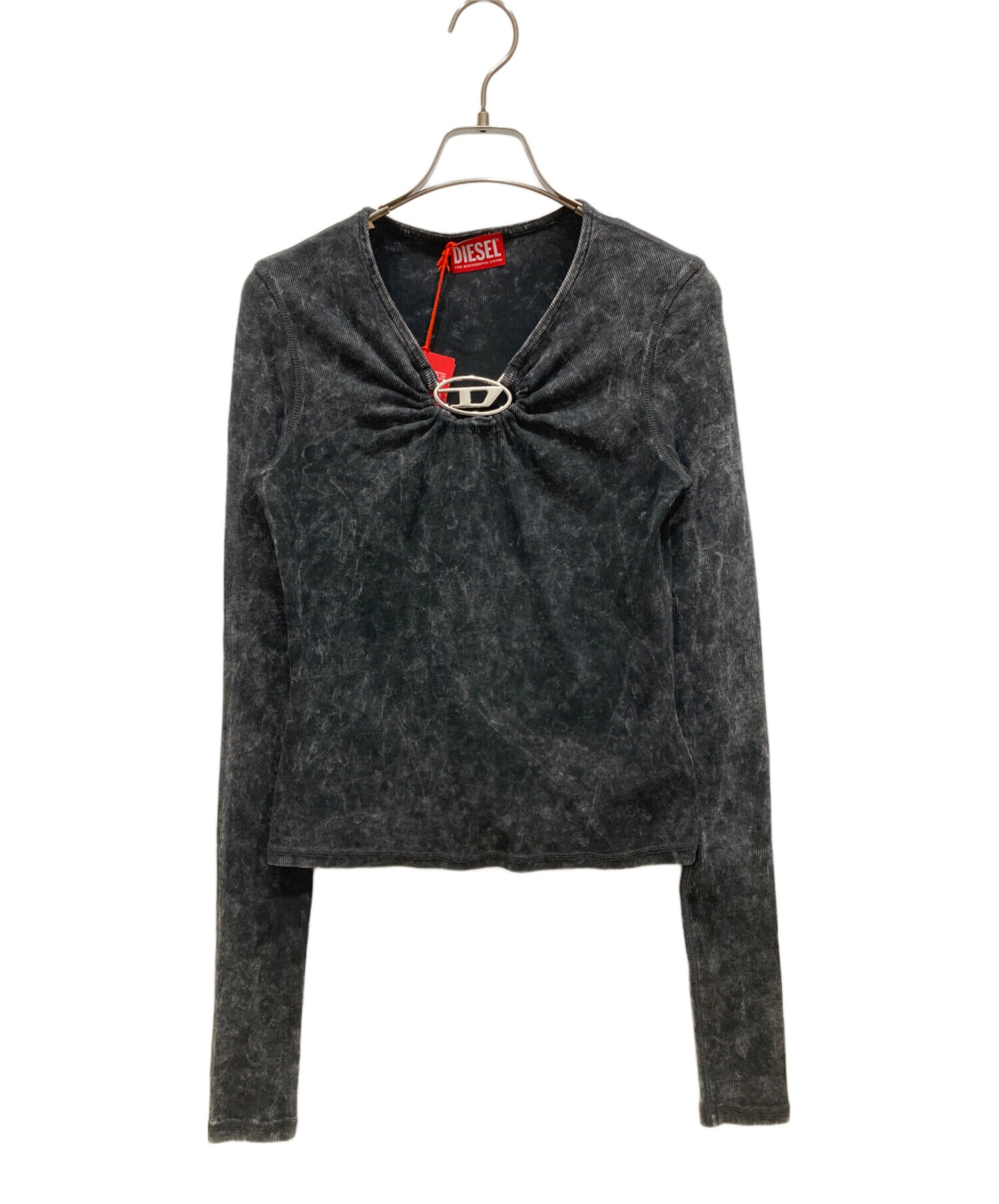 中古・古着通販】DIESEL (ディーゼル) T-RESPEC-LS Dロゴ ブラック