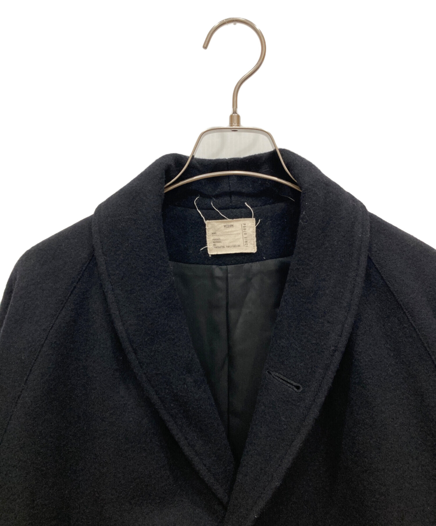 ヒ*キ様 PABLO VINCI Melton gown coat 黒M 中古・古着通販】PABLO VINCI (パブロビンチ) Melton gown coat