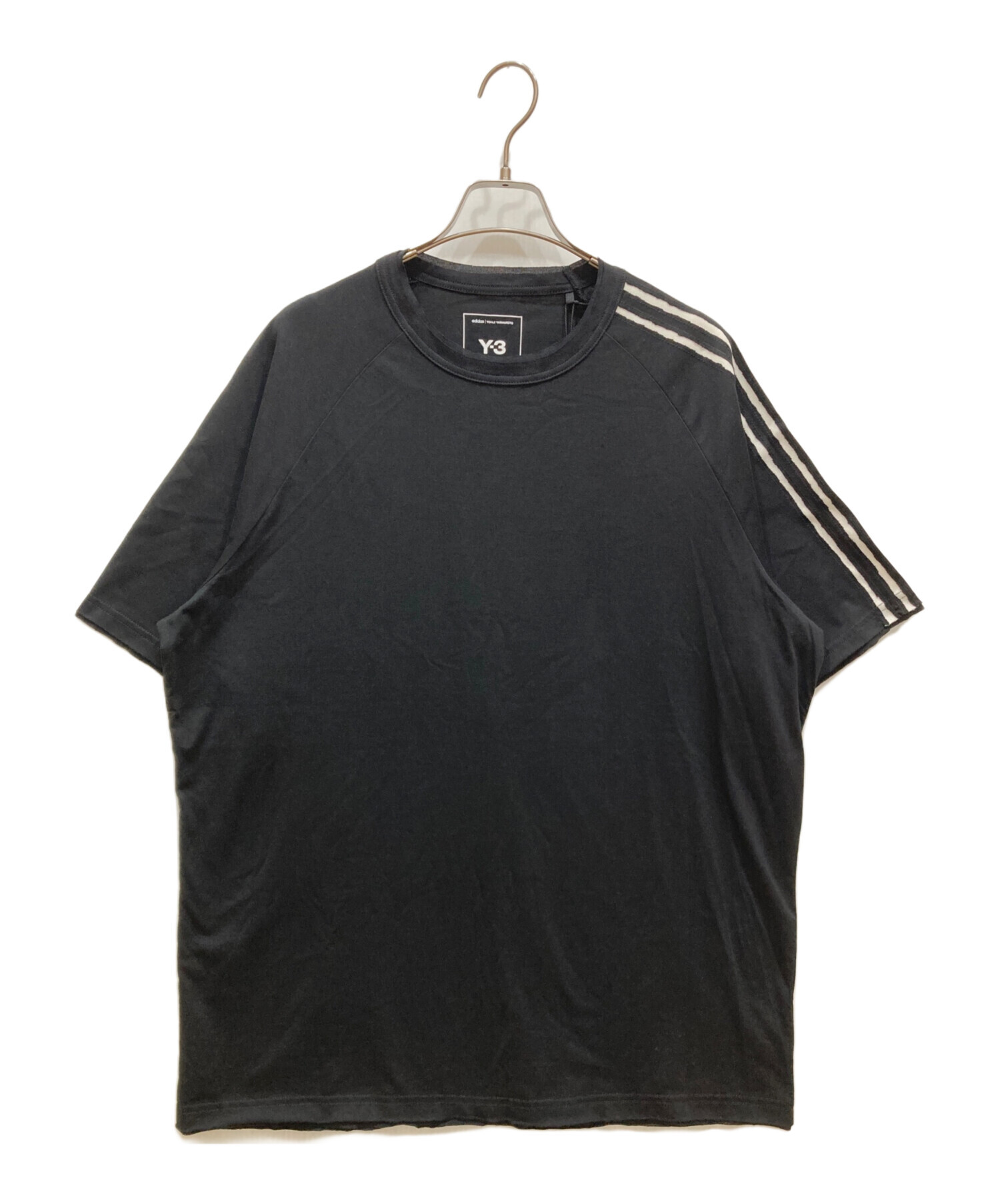 中古・古着通販】Y-3 (ワイスリー) RAW EDGE 3 STRIPES SHORT SLEEVE