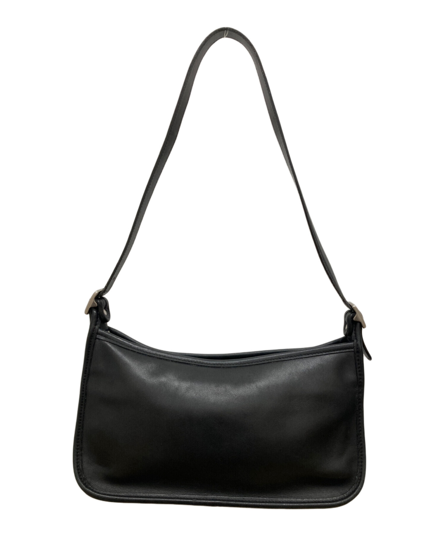 中古・古着通販】COACH (コーチ) ワンショルダーバッグ ブラック