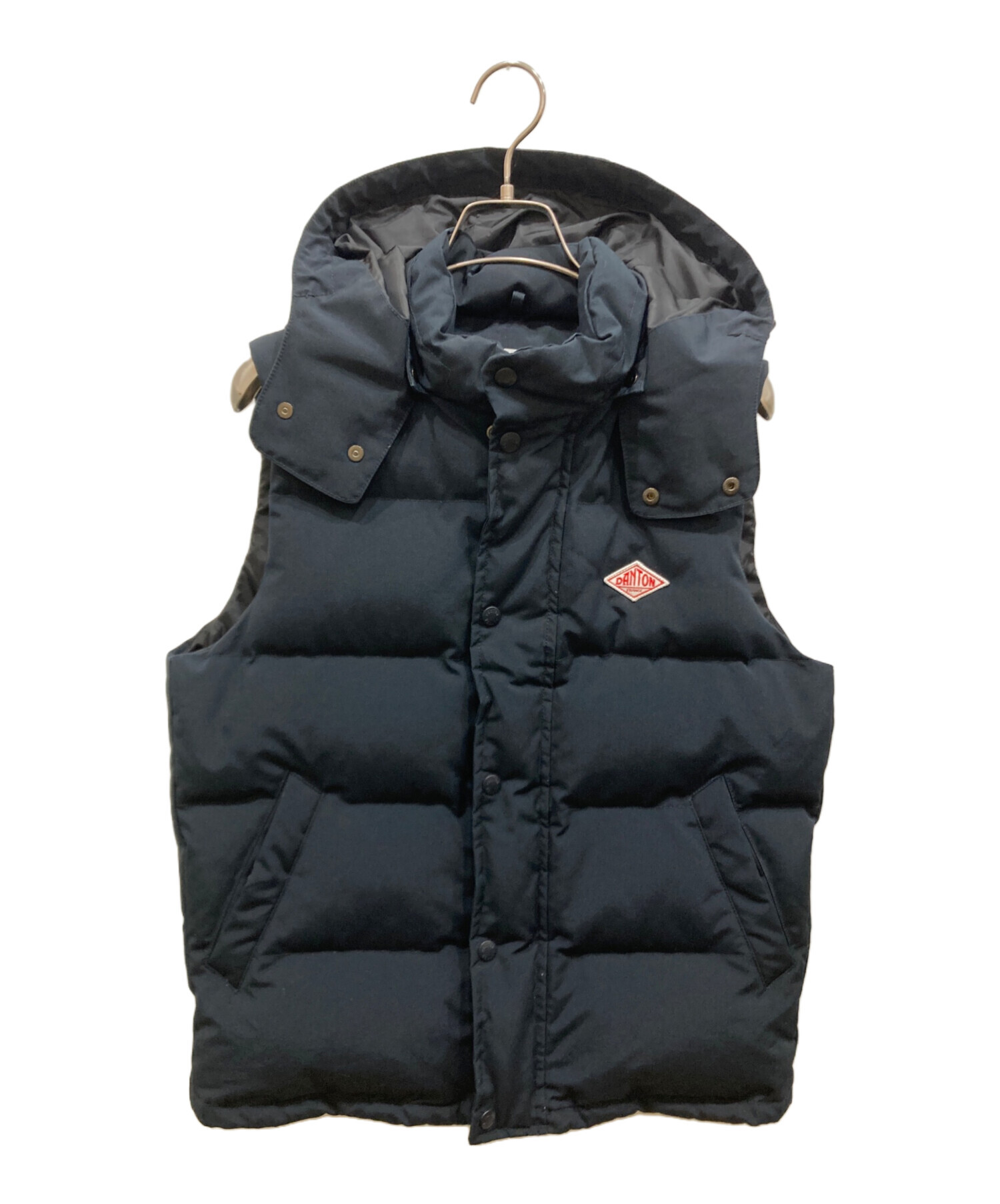 DANTON×DOORS 別注ダウンベスト ネイビー40サイズ　最終値下げ 中古・古着通販】DANTON (ダントン) 2WAYダウンベスト ネイビー サイズ