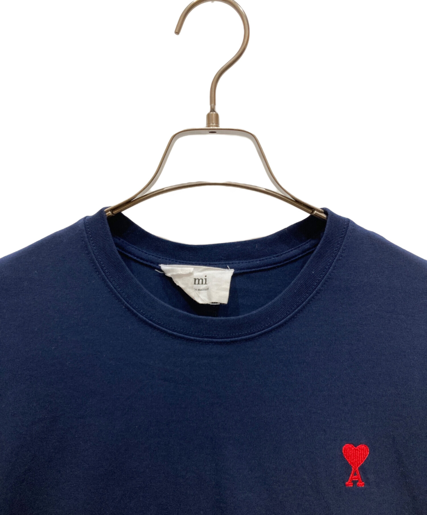 中古・古着通販】AMI PARIS (アミ パリス) ハートロゴ刺繍Tシャツ