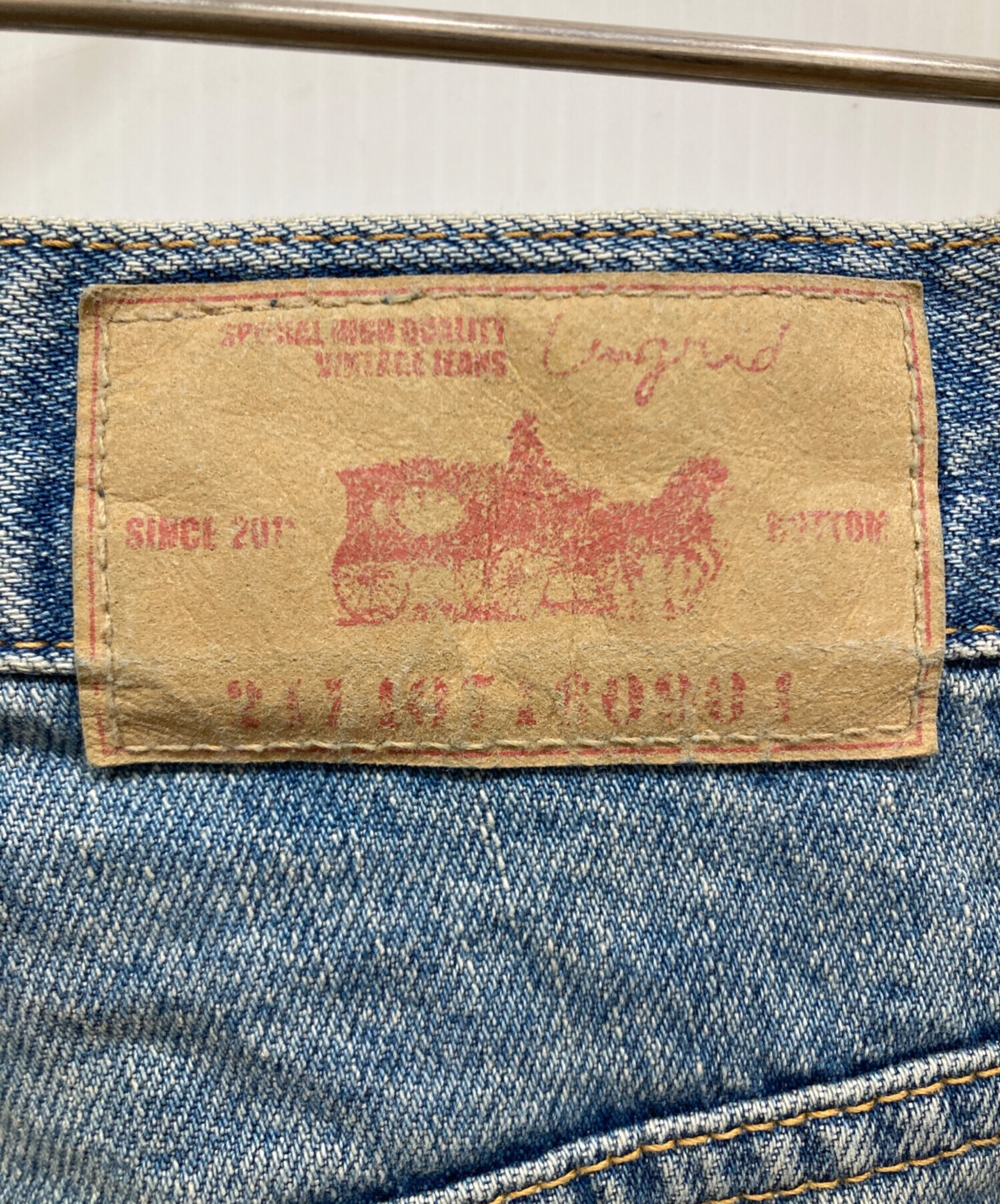 中古・古着通販】Ungrid (アングリッド) カーブルーズカラーデニム