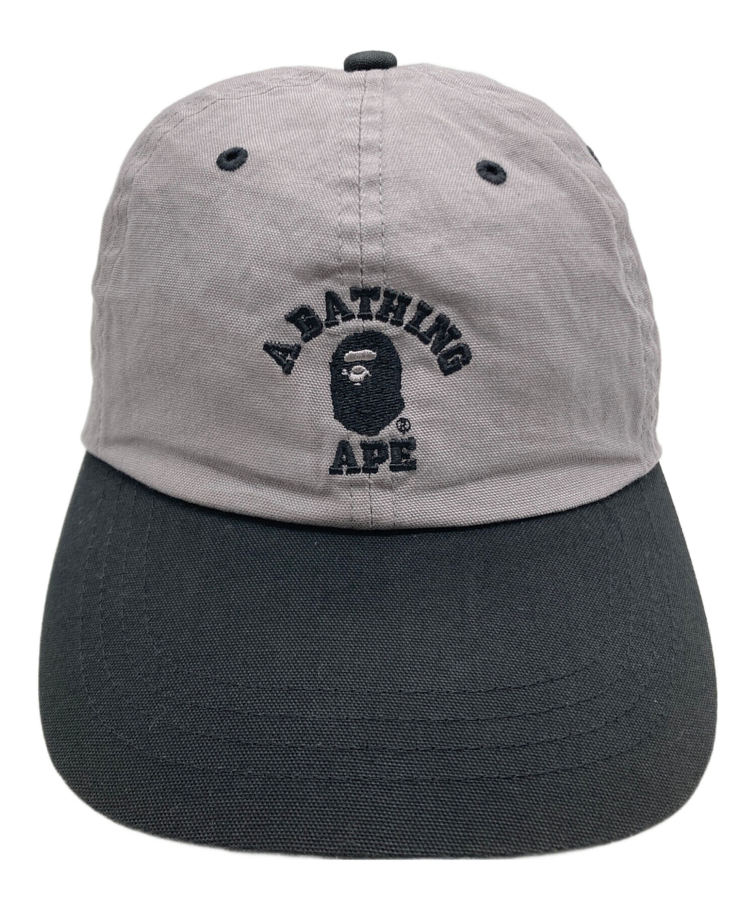 A BATHING APE アベイシングエイプ キャップ  グレー 【古着】【中古】【送料無料】 中古・古着通販】A BATHING APE (アベイシングエイプ) キャップ グレー