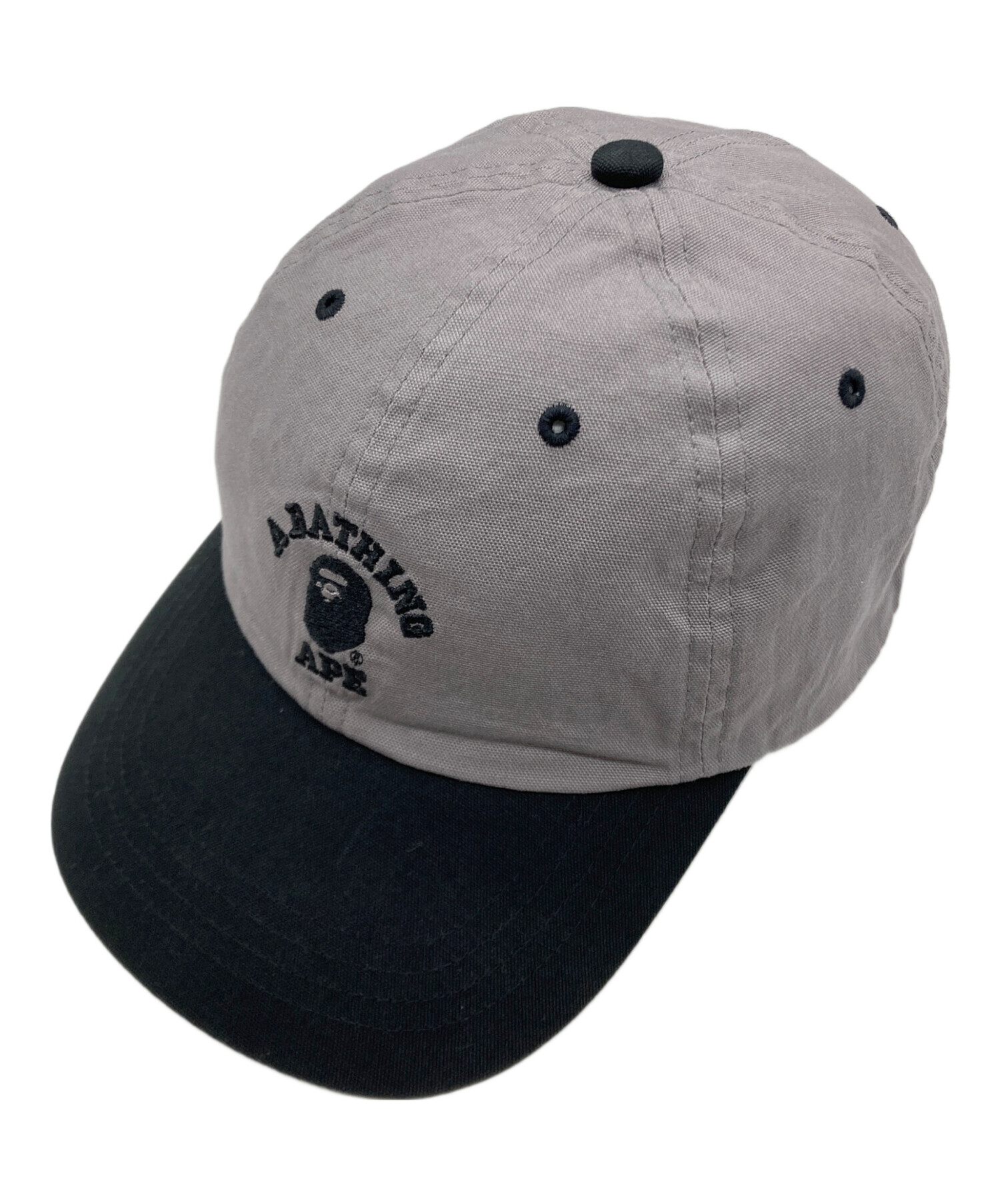 中古・古着通販】A BATHING APE (アベイシングエイプ) キャップ グレー