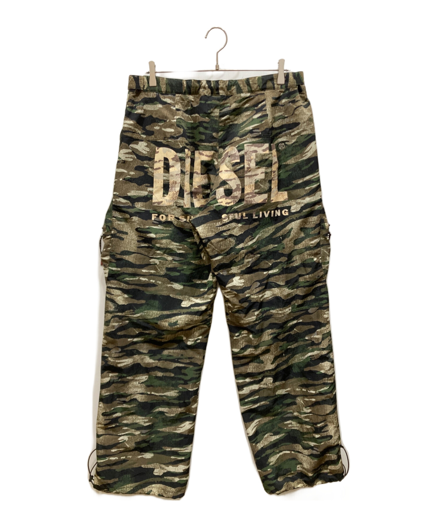 中古・古着通販】DIESEL (ディーゼル) バックロゴカモ柄カーゴパンツ 