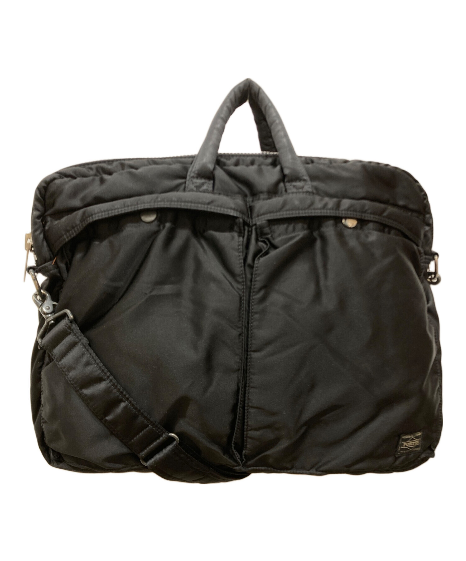 中古・古着通販】PORTER (ポーター) 2WAYショルダーバッグ ブラック 