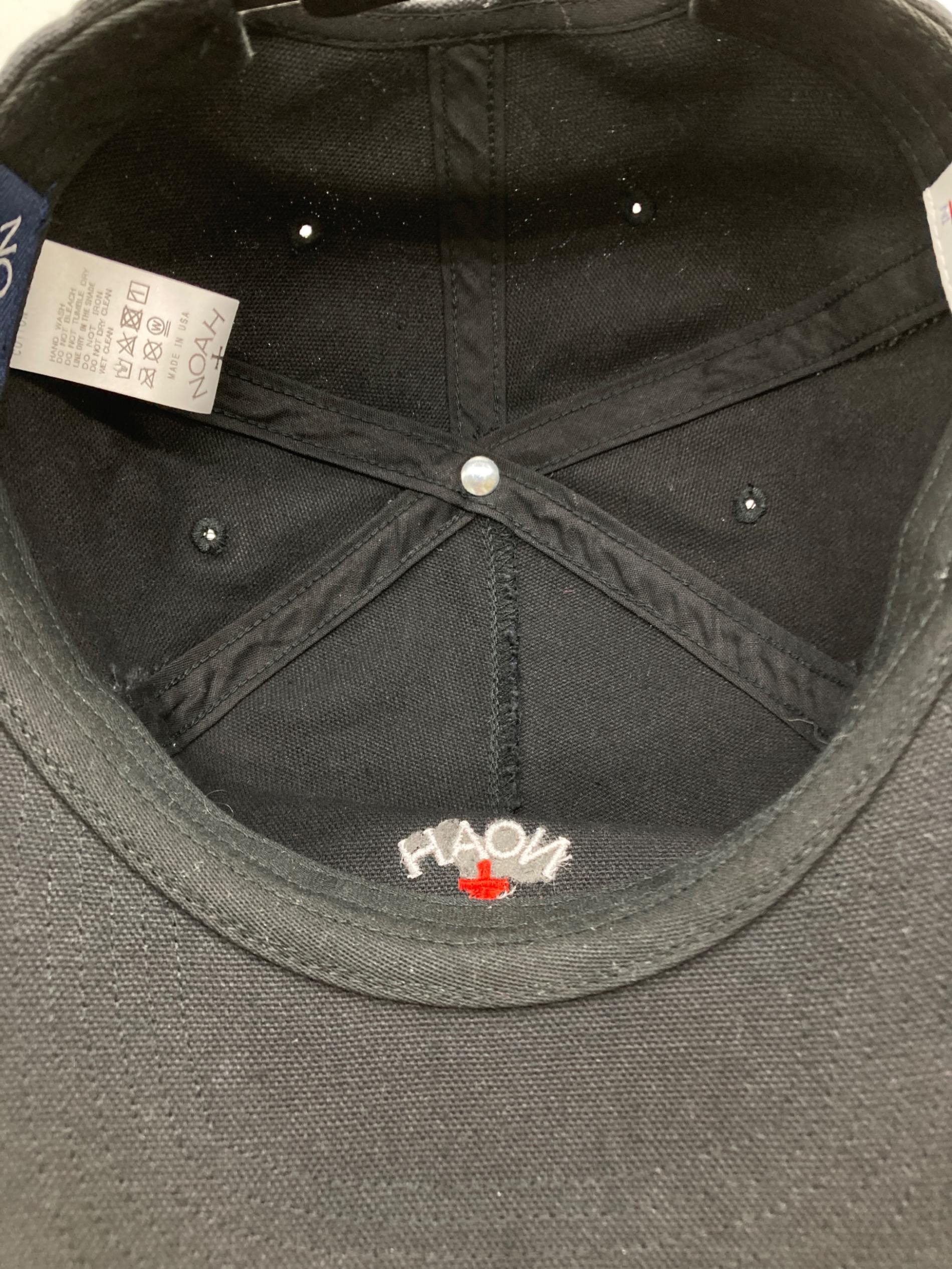 中古・古着通販】Noah (ノア) ロゴ刺繍キャップ ブラック サイズ:SIZE