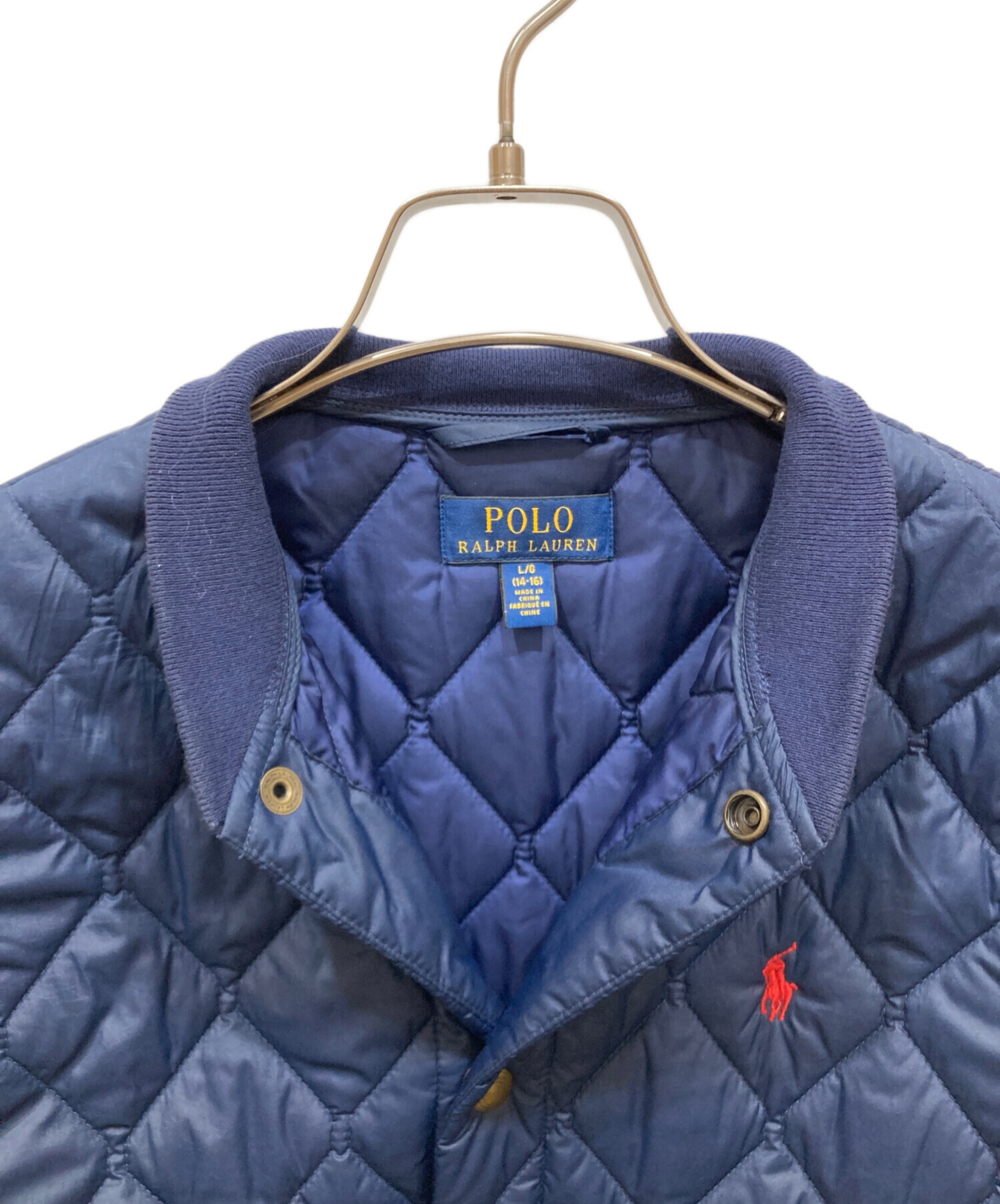 Polo by Ralph Lauren ネイビー キルティングジャケット M 中古・古着通販】POLO RALPH LAUREN (ポロ・ラルフローレン